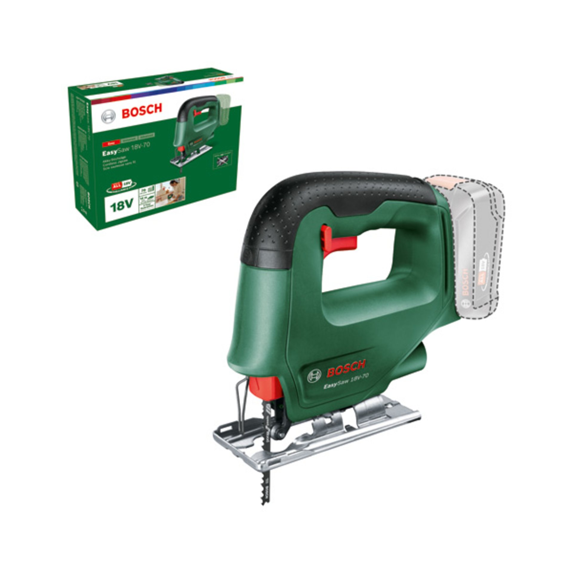 Akku-Stichsäge EasySaw 18V-70