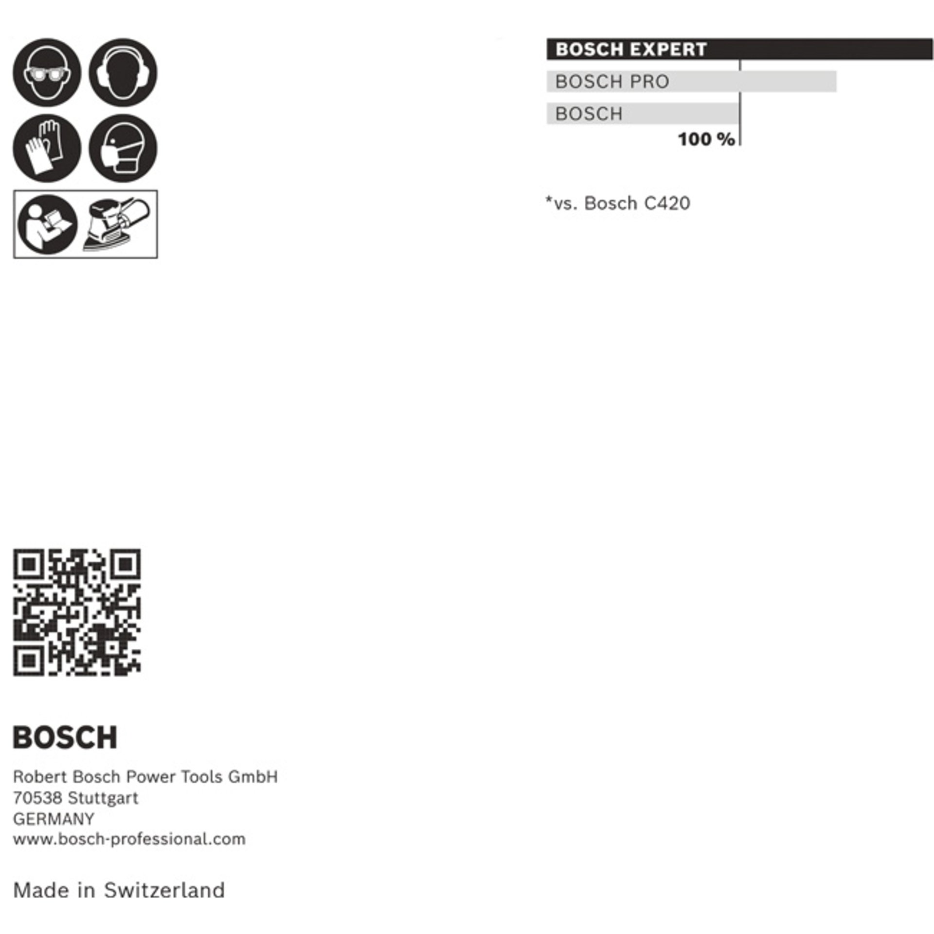 EXPERT C470 Schleifblatt Set, 100x150mm, K60-180, 7 Löcher, 10-tlg.