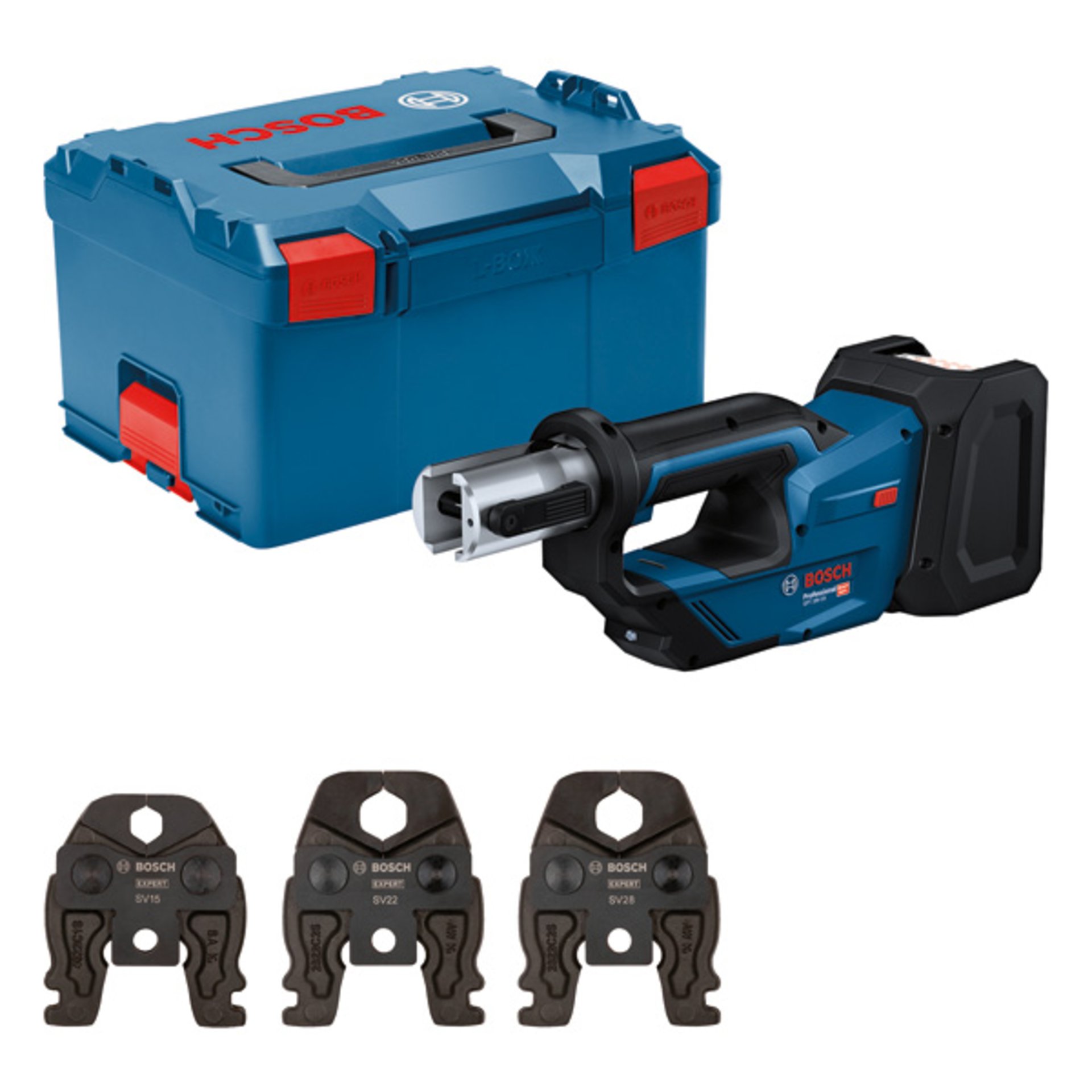 Akku-Presswerkzeug GPT 18V-19, L-BOXX 238, Kit SV