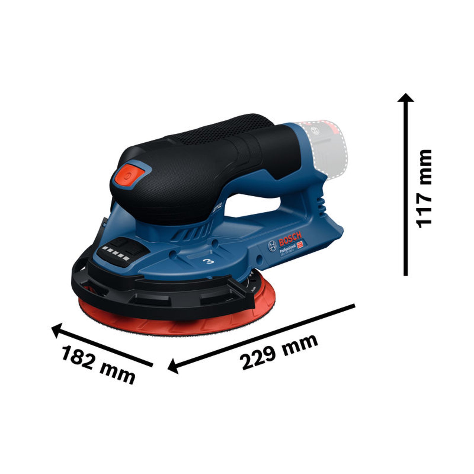 Akku-Exzenterschleifer GEX 12V-150-3
