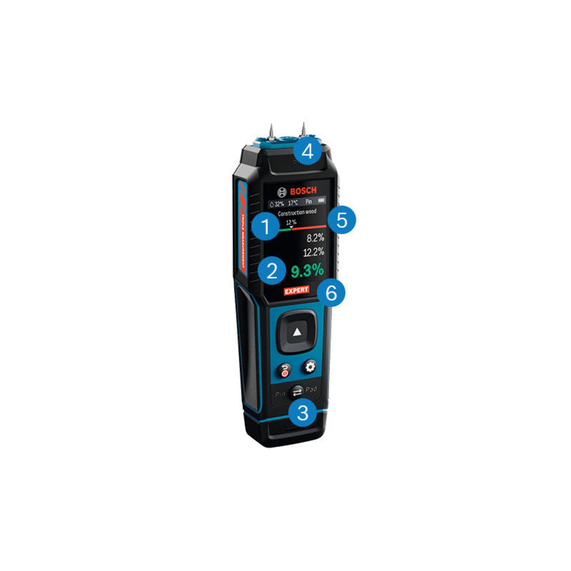 Materialfeuchtigkeitsmesser EXMM3-17