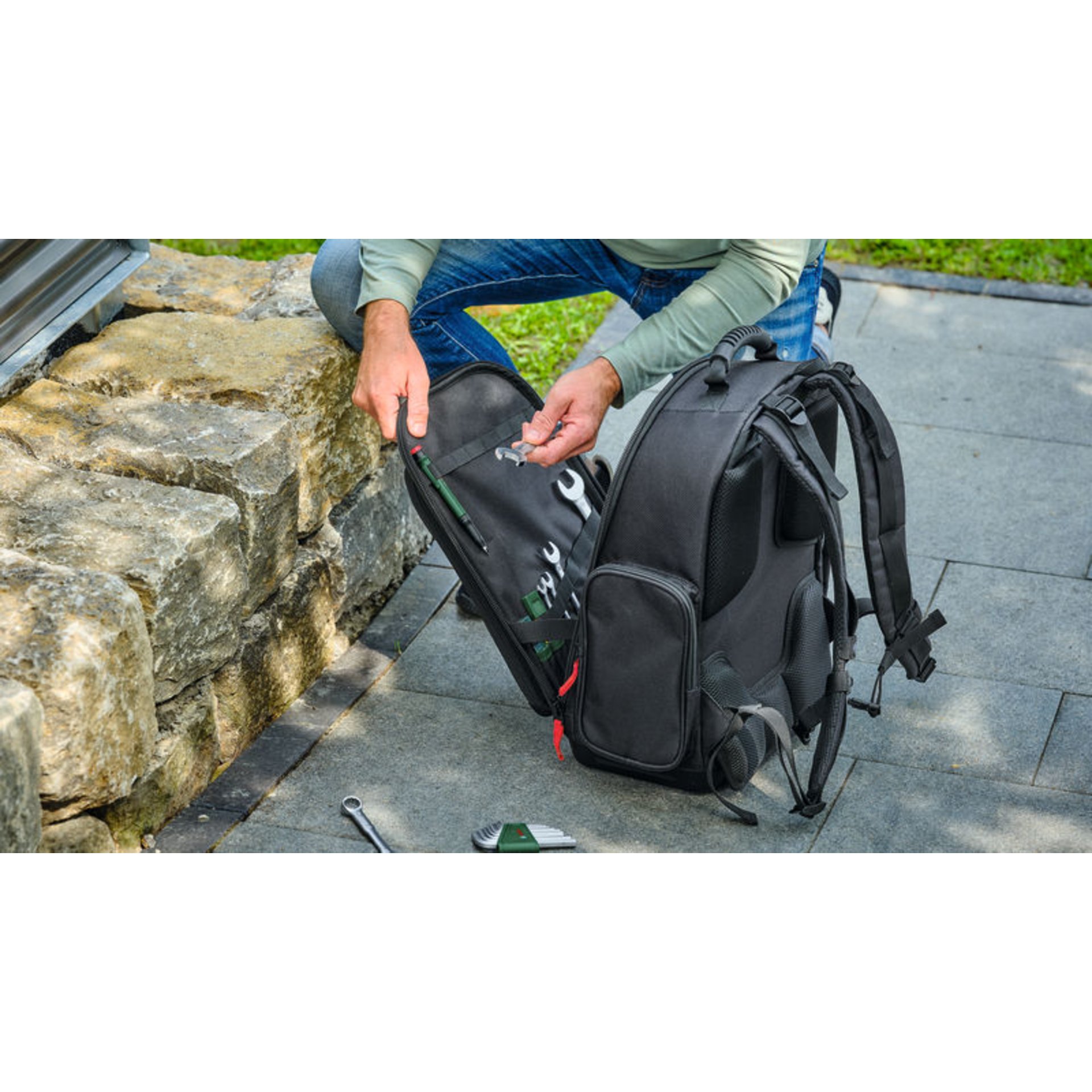 Handwerkzeuge Werkzeugrucksack-Set 60-teilig