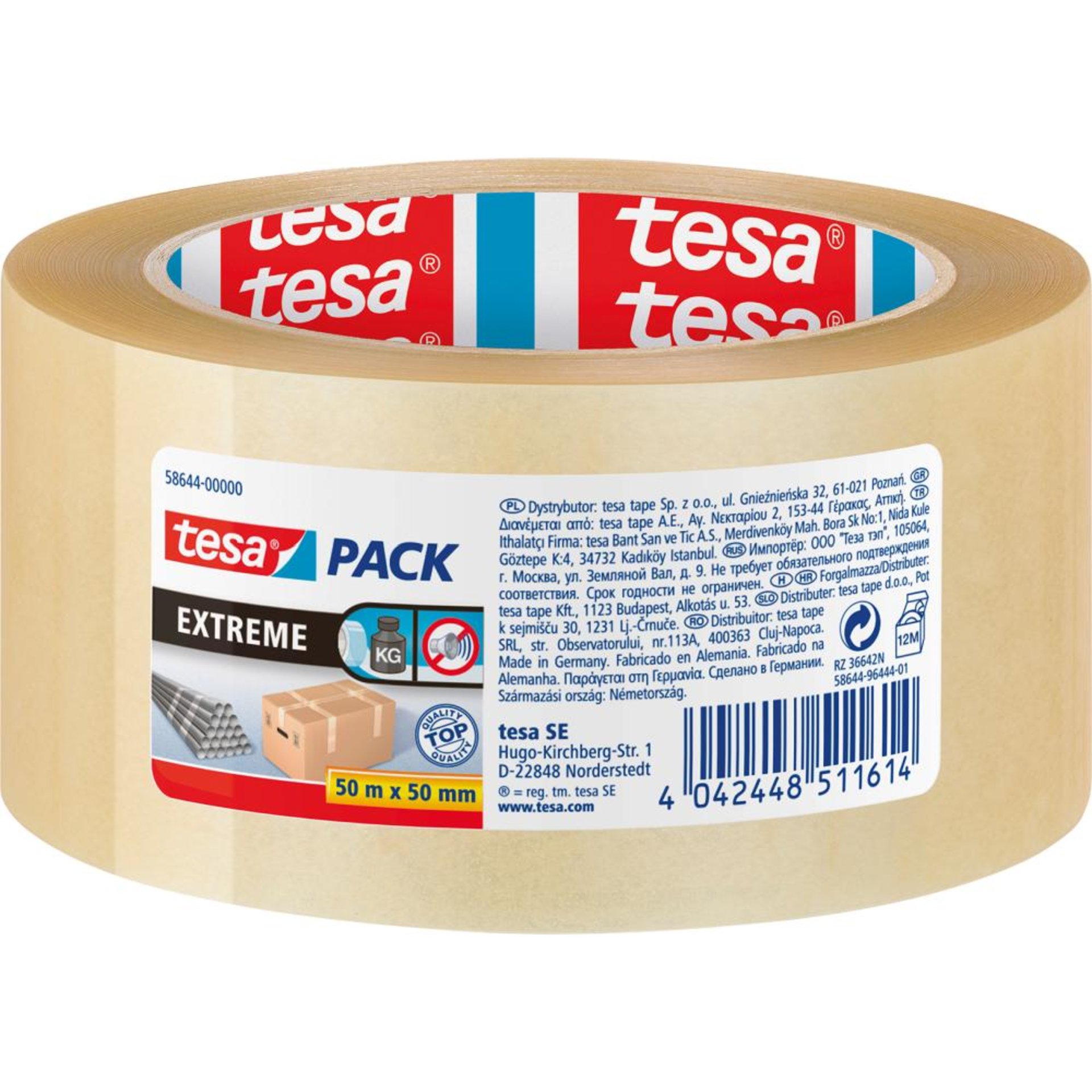 tesapack 50m x 50mm Extreme transp.58644