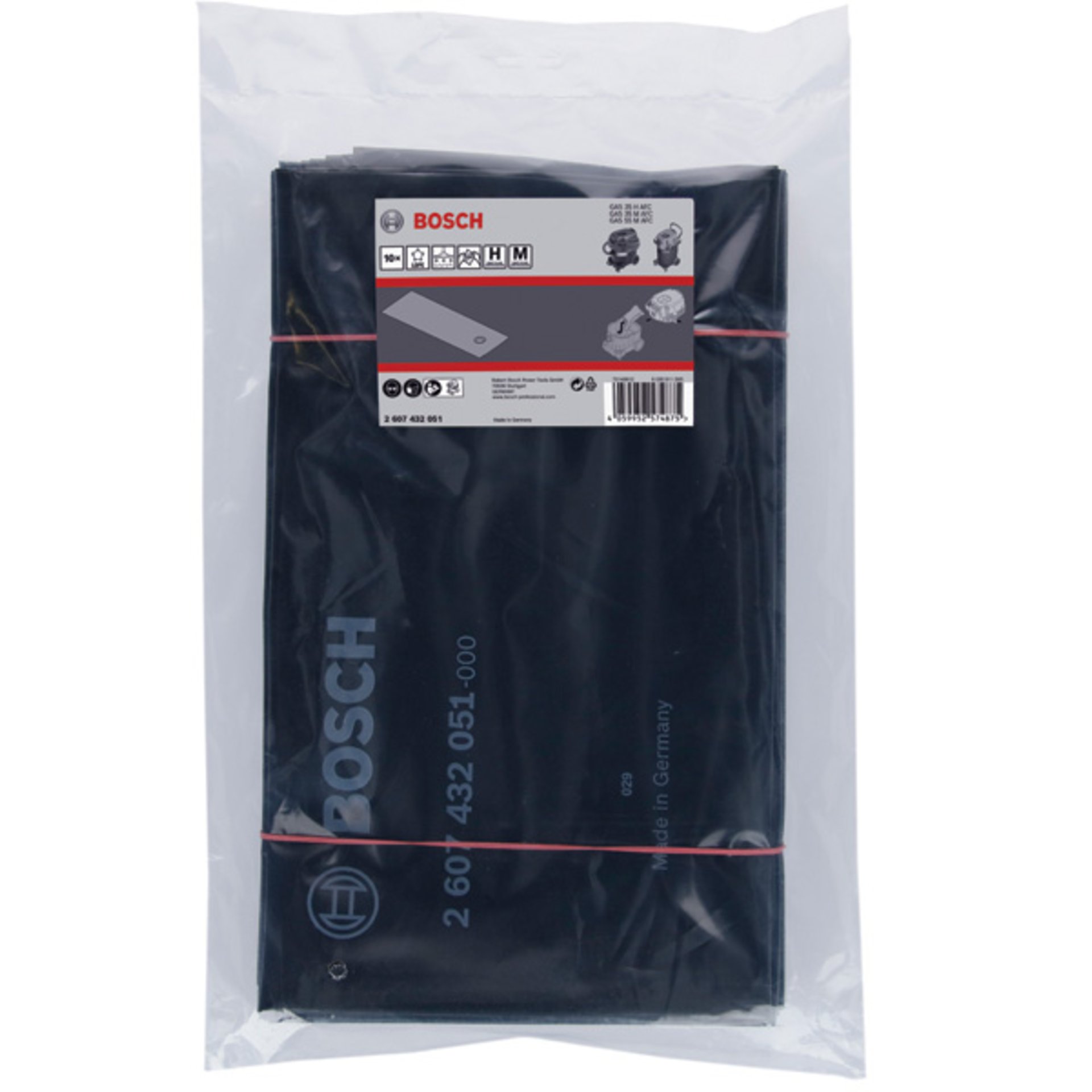 PE-Entsorgungssack, 10er-Pack, für GAS 35 H AFC, GAS 35 M AFC, GAS 55 M AFC