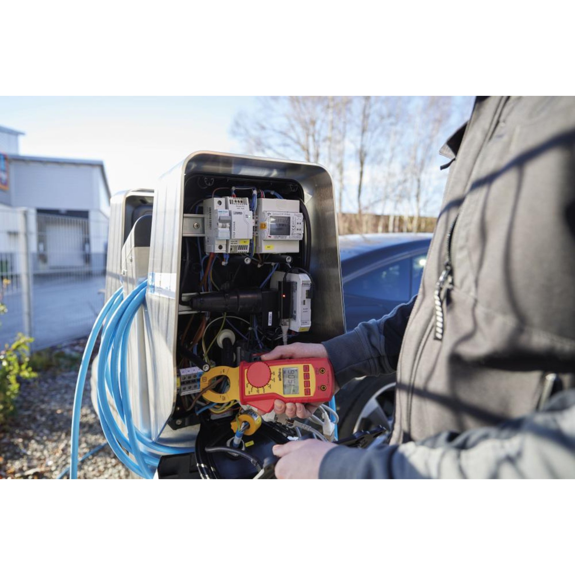 Digital-Stromzangen- Multimeter 1000V CAT IV Wiha