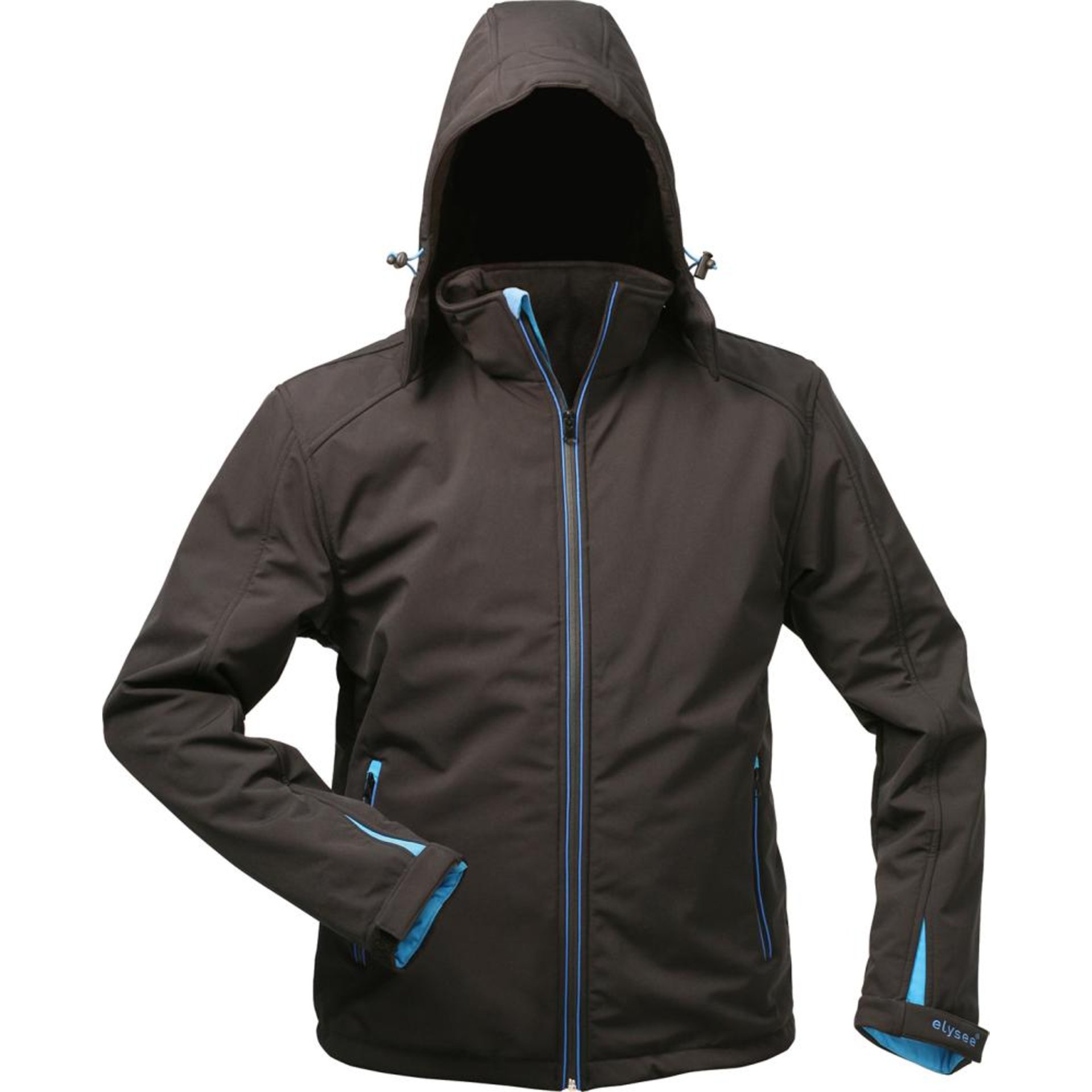 Jacke,Softshell m. KapuzeGr. 2XL, schwarz