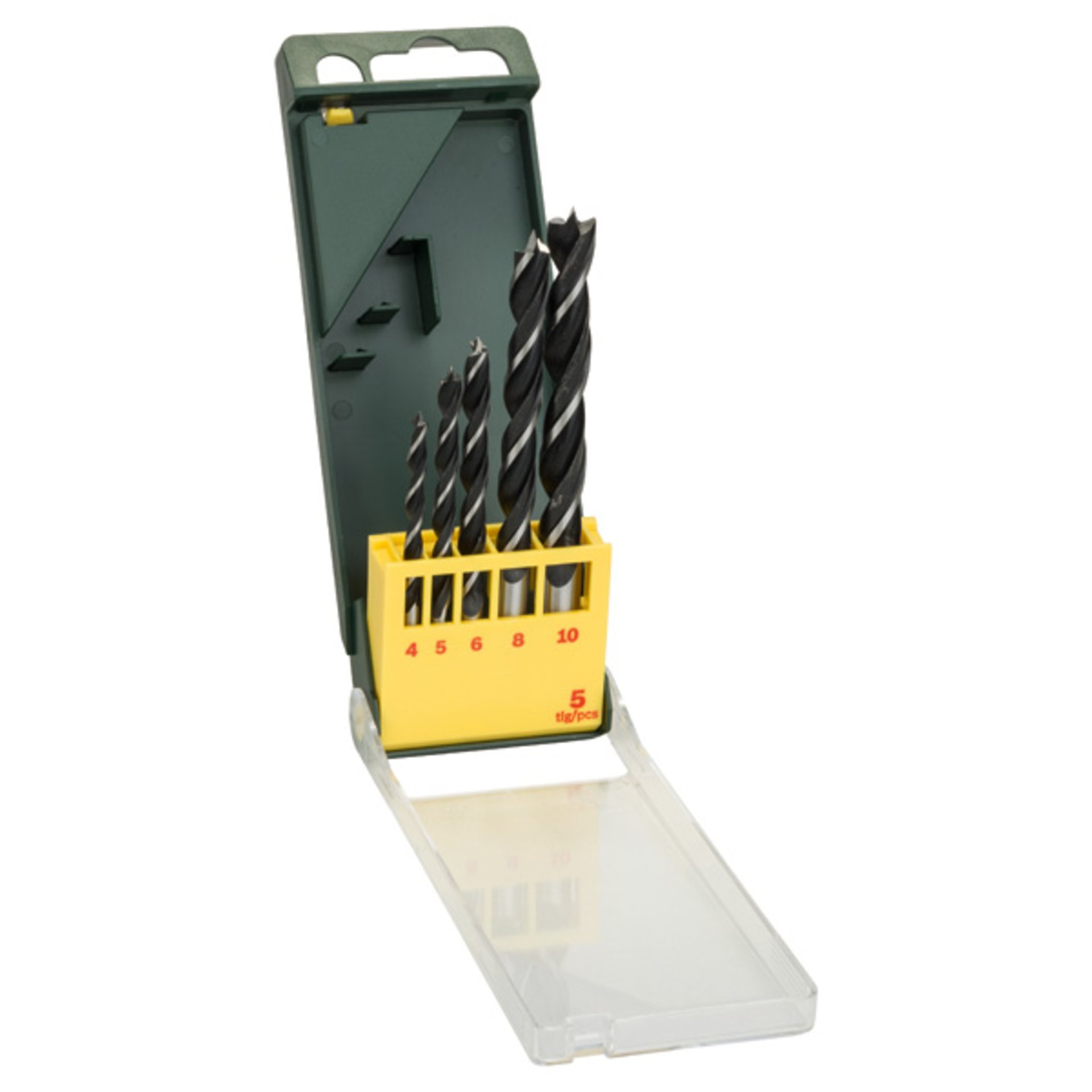 Holzbohrer-Set, 5-teilig, 4 - 10 mm