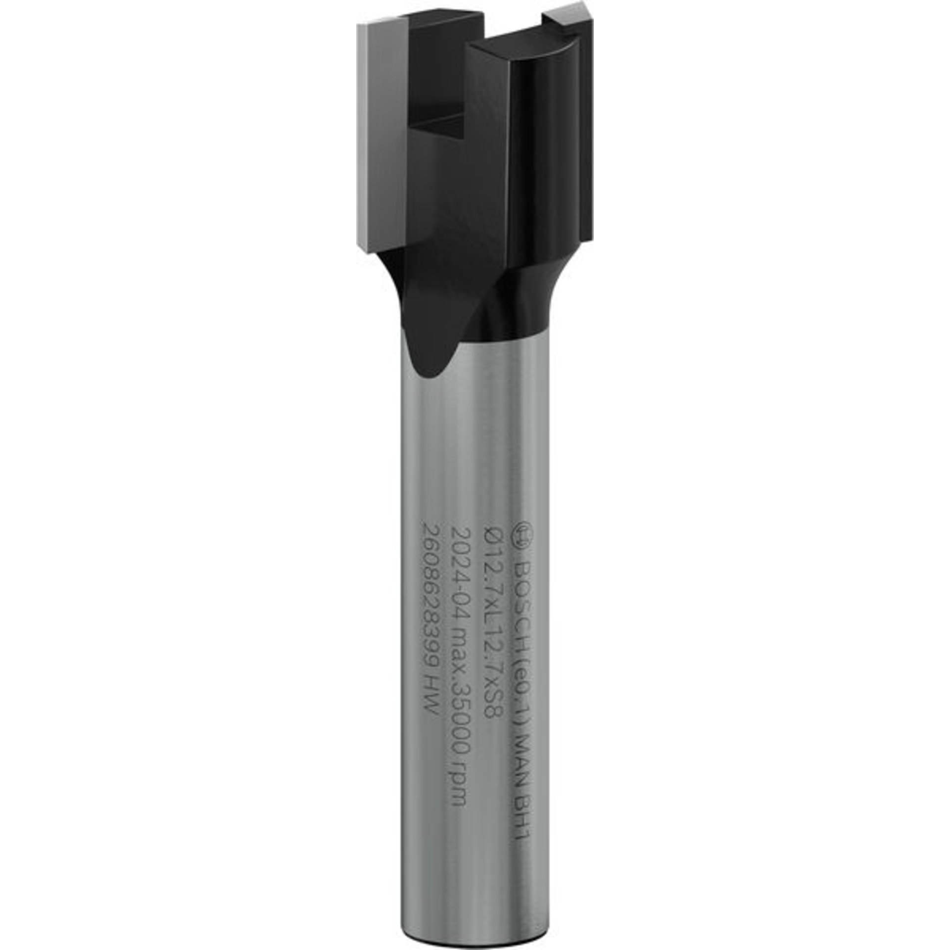PRO Scharniernutfräser, zweischneidig, D 12,7 mm, L 12,7 mm, S 8 mm