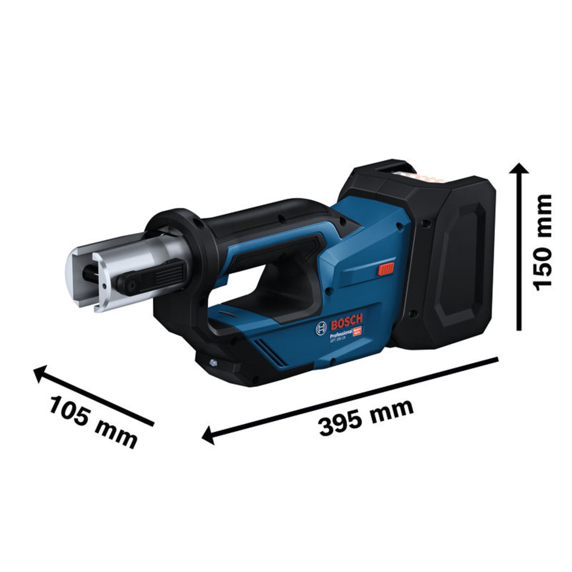 Akku-Presswerkzeug GPT 18V-19, Kit M