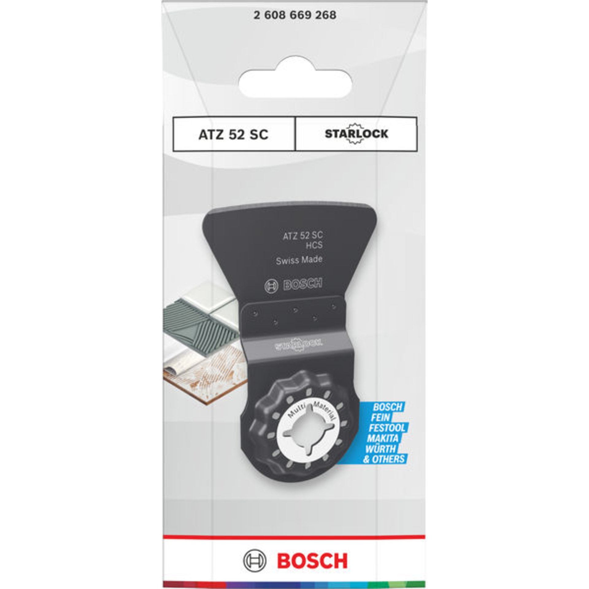 ATZ 52 SC Multi Material Tauchsägeblatt, Starlock, 52 x 26 mm
