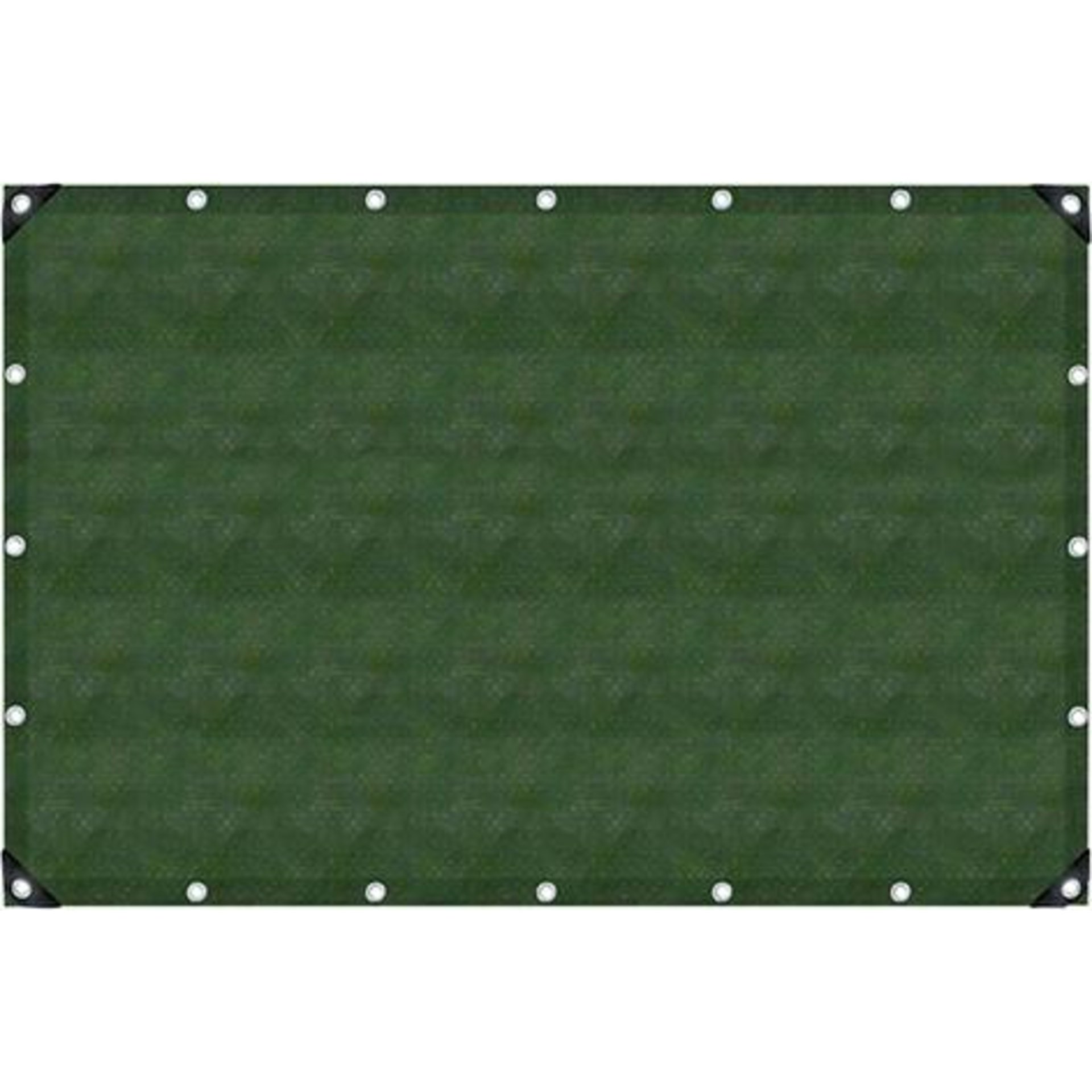 Gewebeplane oliv 10x12m UV-stabilis. Ösen 50 cm