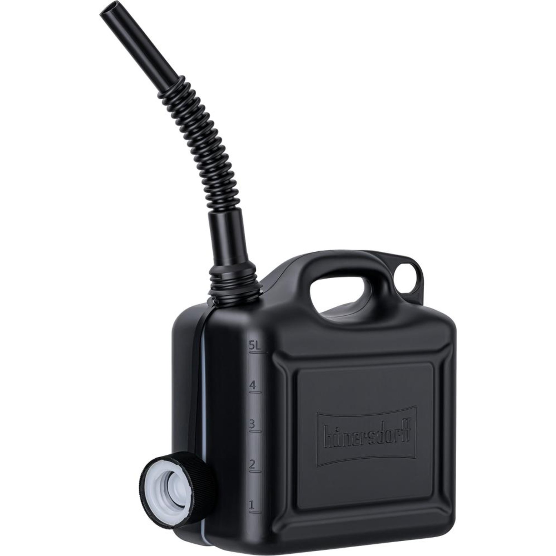 Kraftstoff-Kanister Standard schwarz 5L, HD-PE