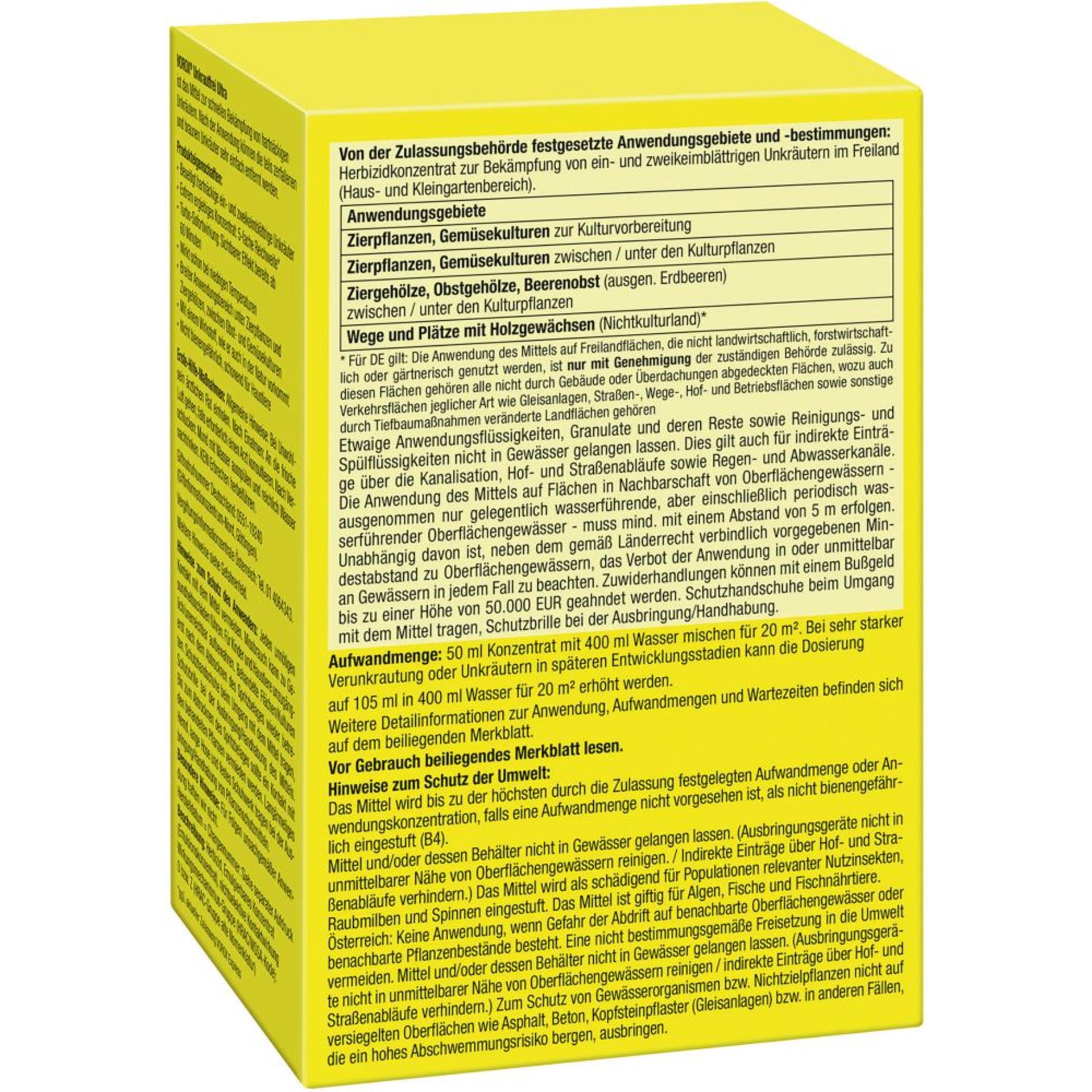 Unkrautfrei Ultra VOROX 250 ml
