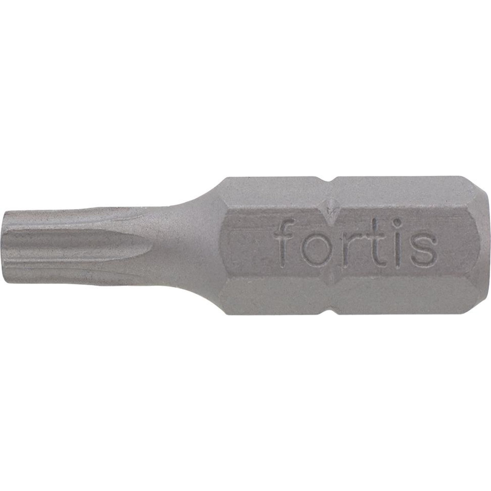 Bit zähhart 1/4" DIN3126 C6,3 T15x25mm mit Bohrung 10er Pack FORTIS