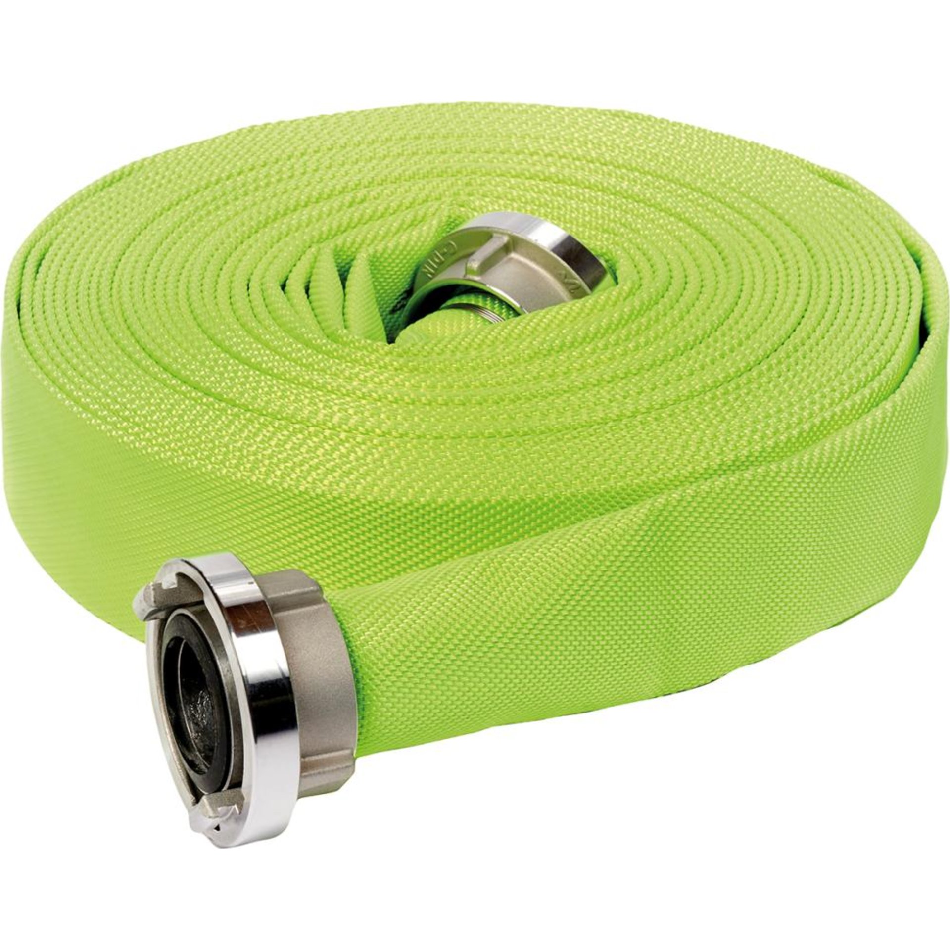 Feuerwehrschlauch SYNTHETIC 3Z Reflex gelb,DIN 14811 Klasse 1, B/75 Storz LM-Kuppl 20m Parsch