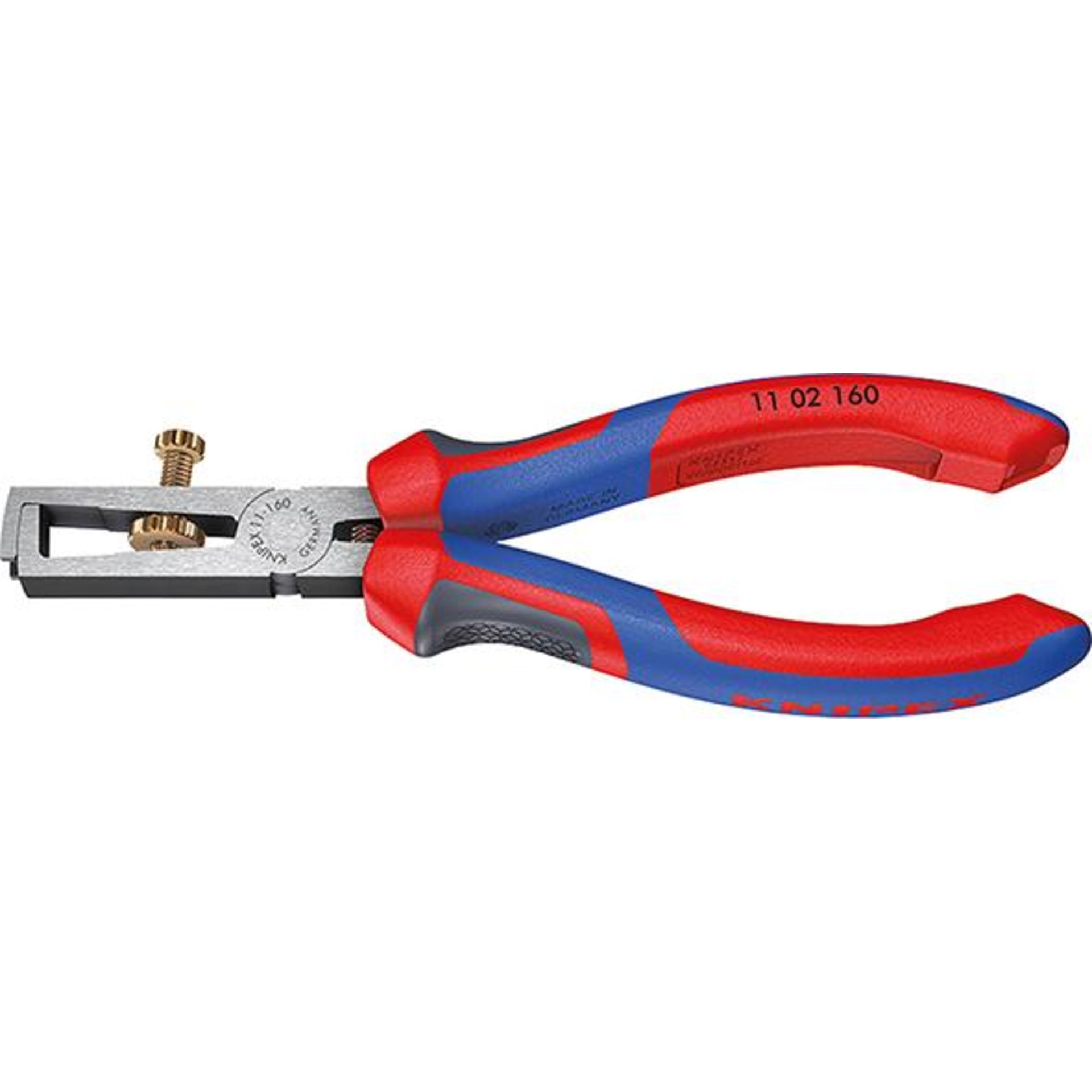 Abisolierzange poliert mit Mehrkomponenten-Griffen 160mm qmm KNIPEX