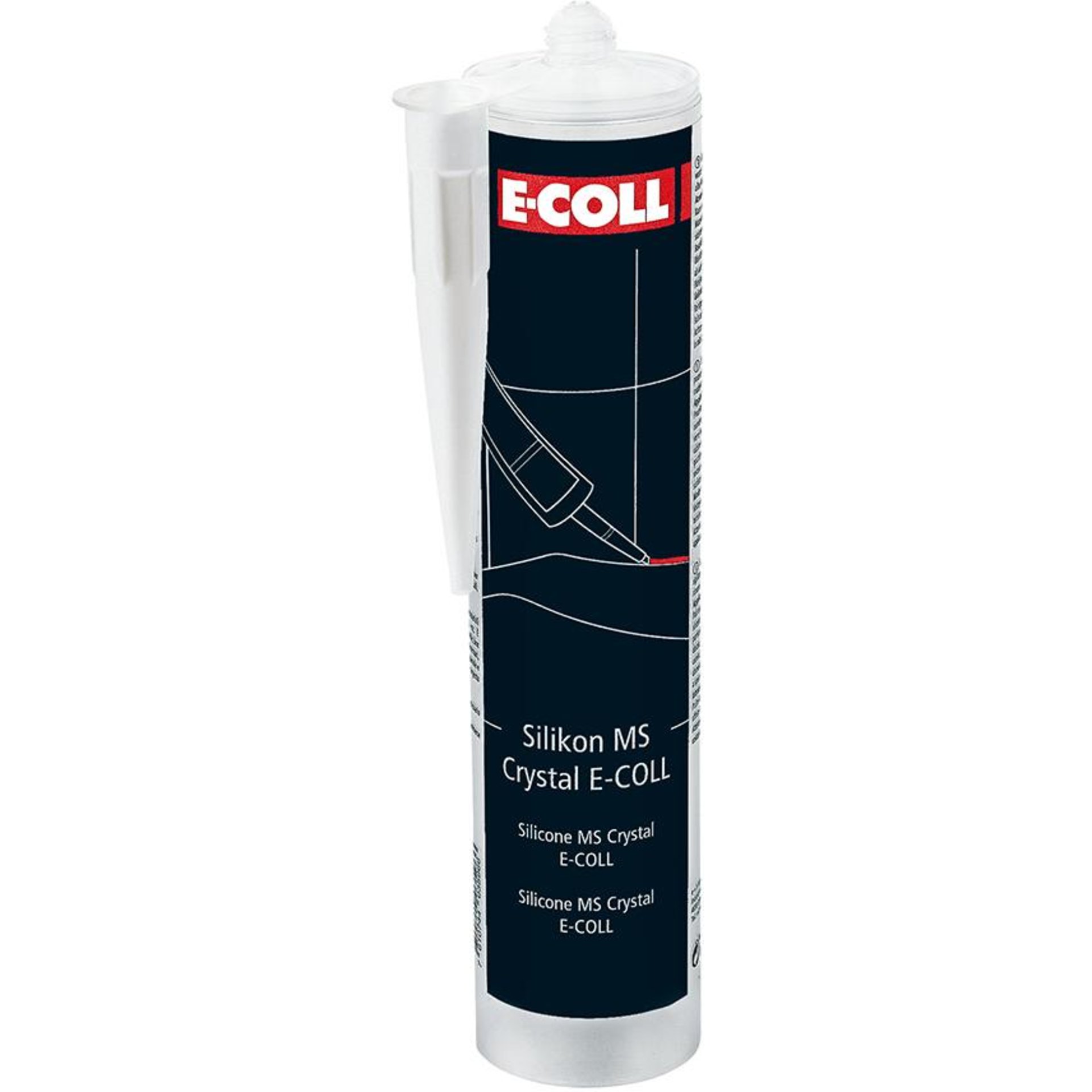 Silikon MS Cristal 290ml E-COLL