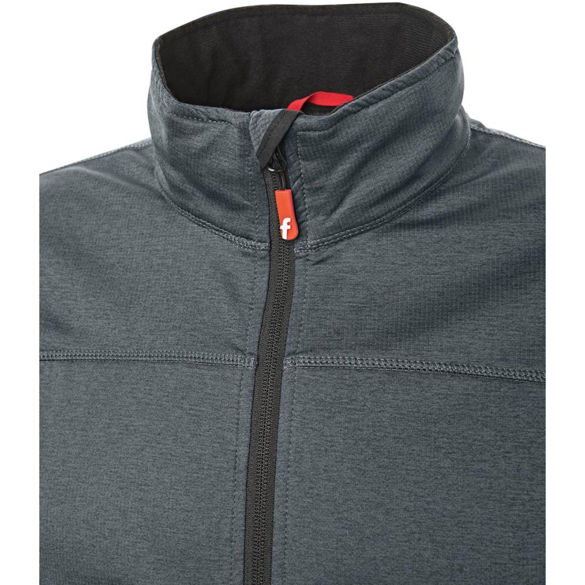Tech-Fleecejacke grau/schwarz meliert Gr. 2XL Fortis Elements