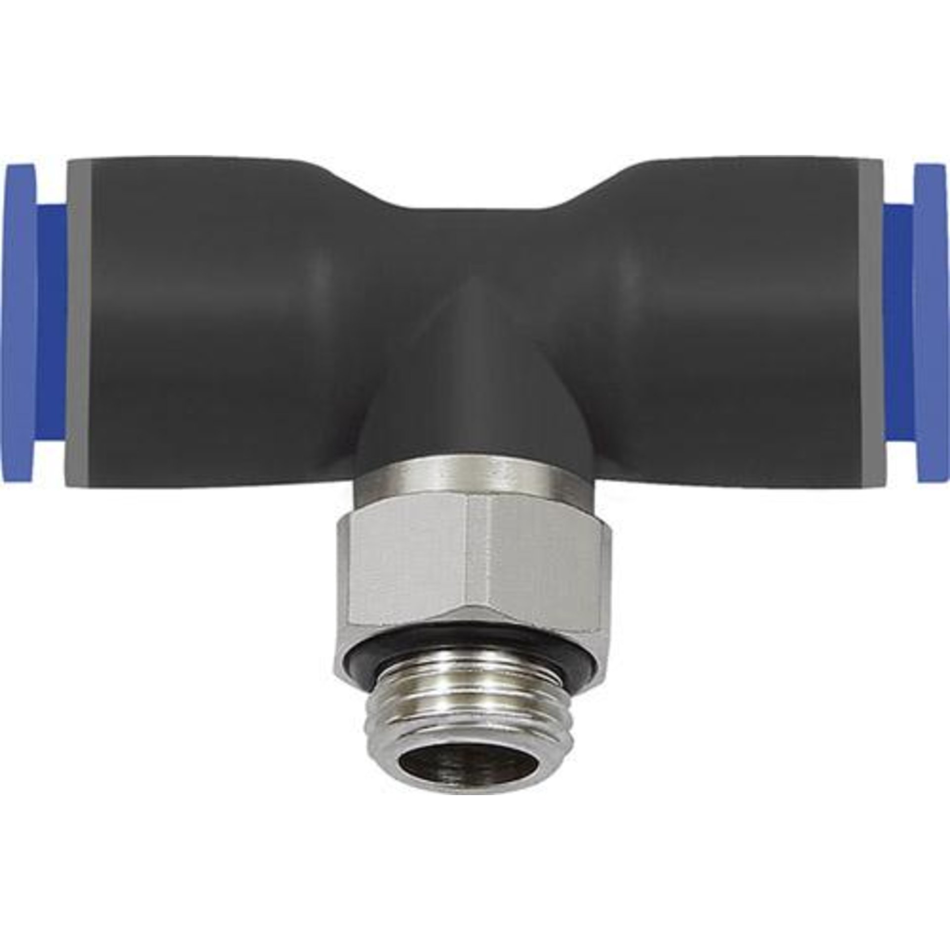 T-Steckverschraubung Blaue Serie, drehbar, G 1/4 a, Schlauch-Ø 6 RIEGLER