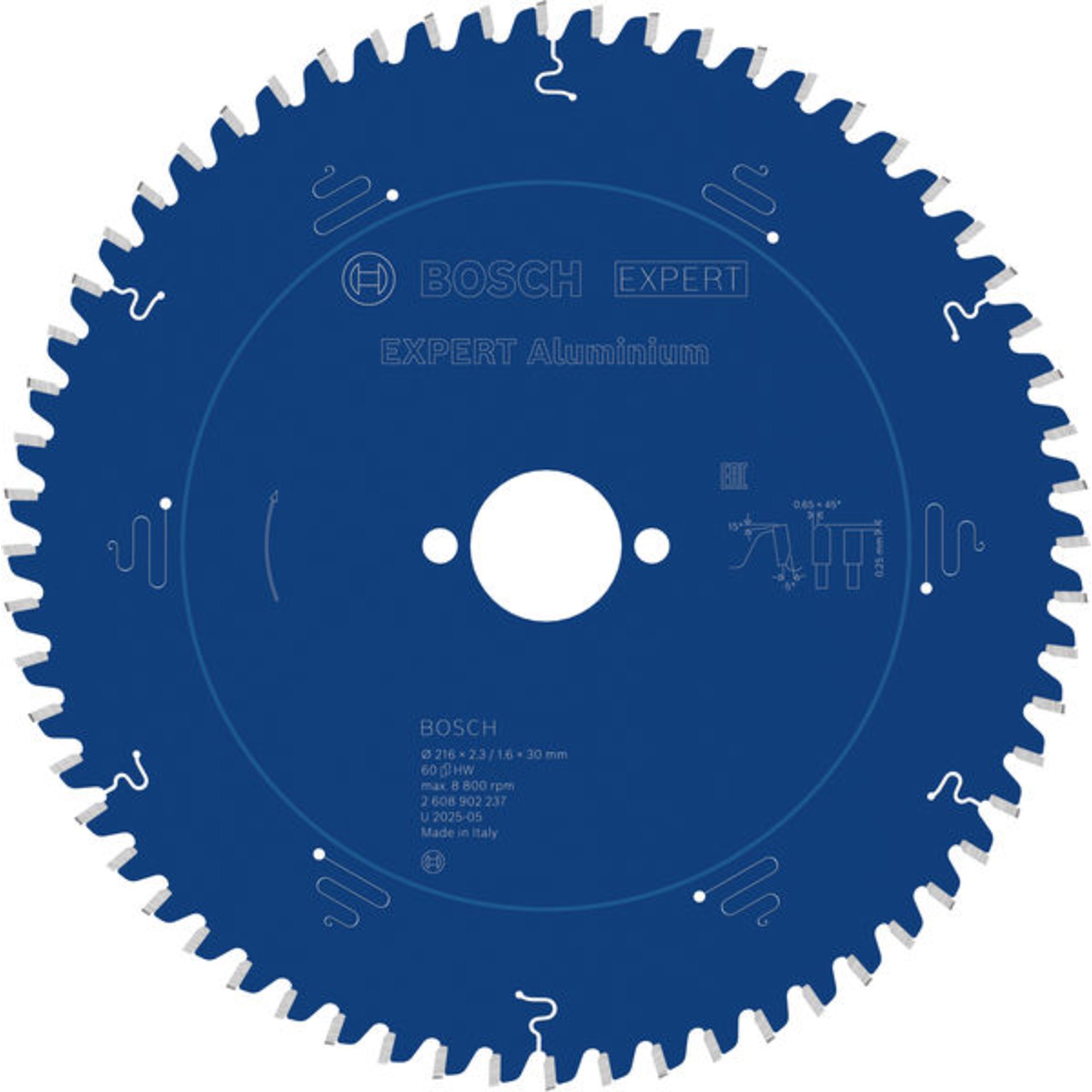 EXPERT Aluminium Kreissägeblatt, 216x30 mm, Z60
