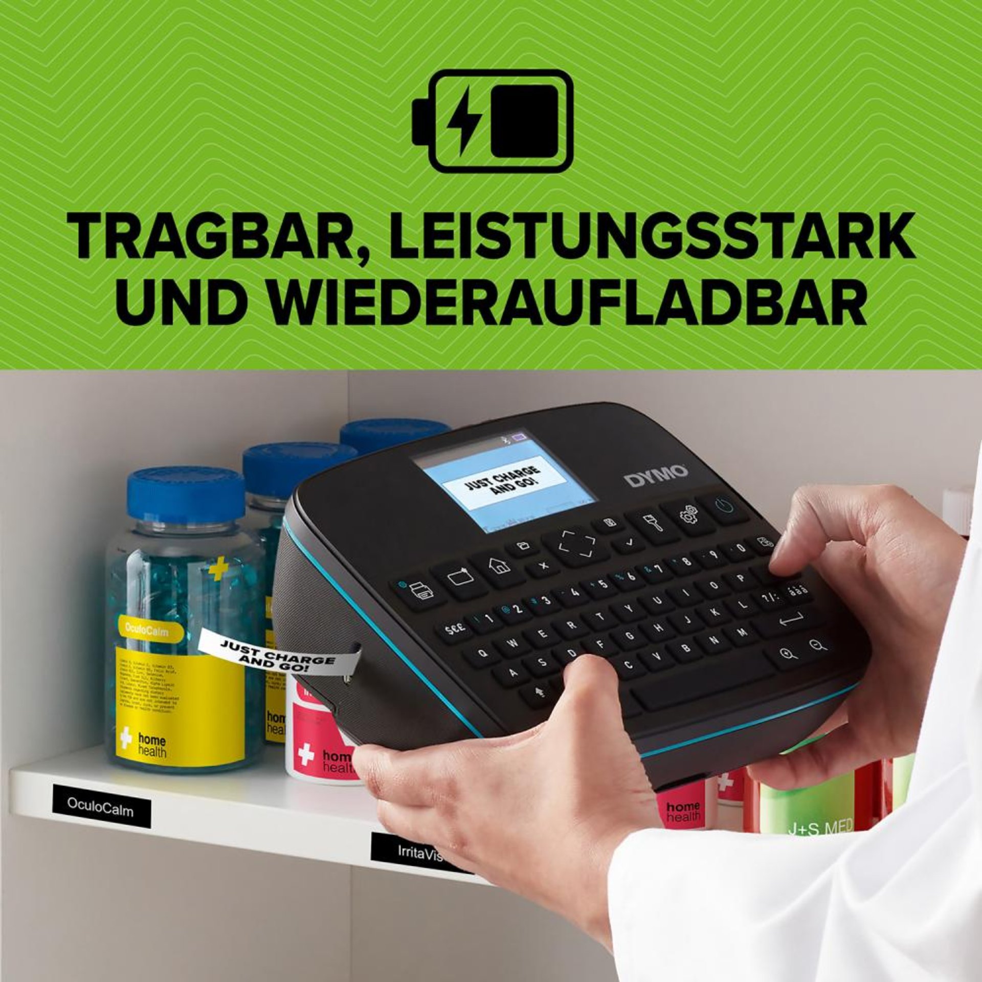 DYMO LabelManager Exectiv640 CB D1-Bänder bis 24mmm. Li.Io.-Akku, Bluetooth