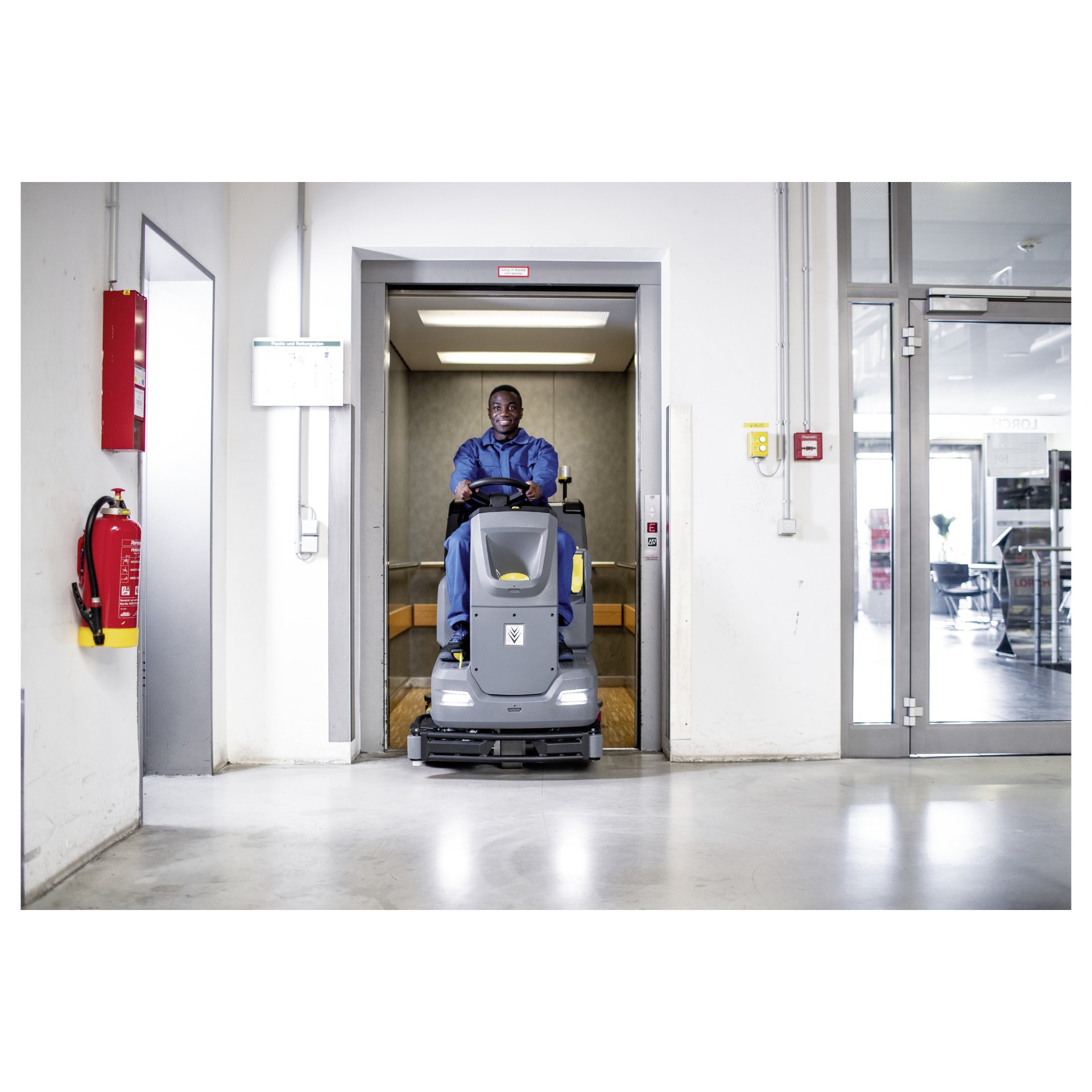 Kärcher Aufsitz-Scheuersaugmaschine B 110 R Bp Pack 170Ah Dose+R75