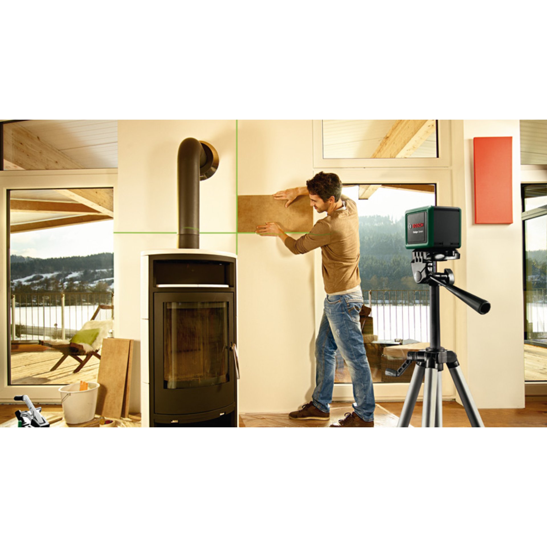 Kreuzlinien-Laser Quigo Green Set