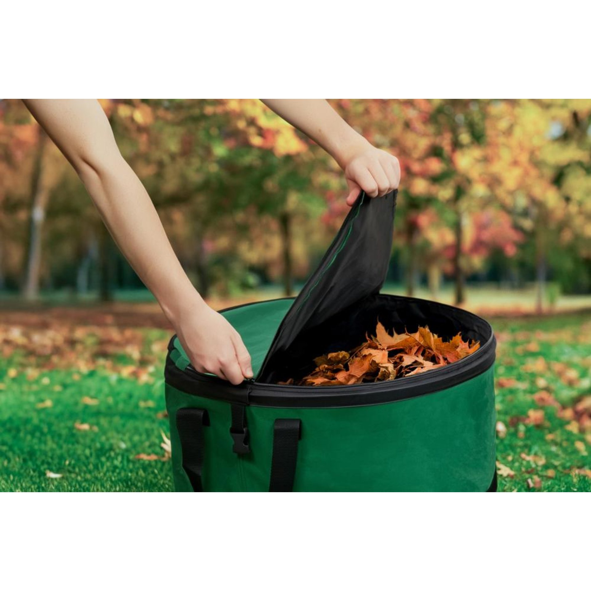 Gartenabfallsack Close pop up 150 l mit Deckel Polyester
