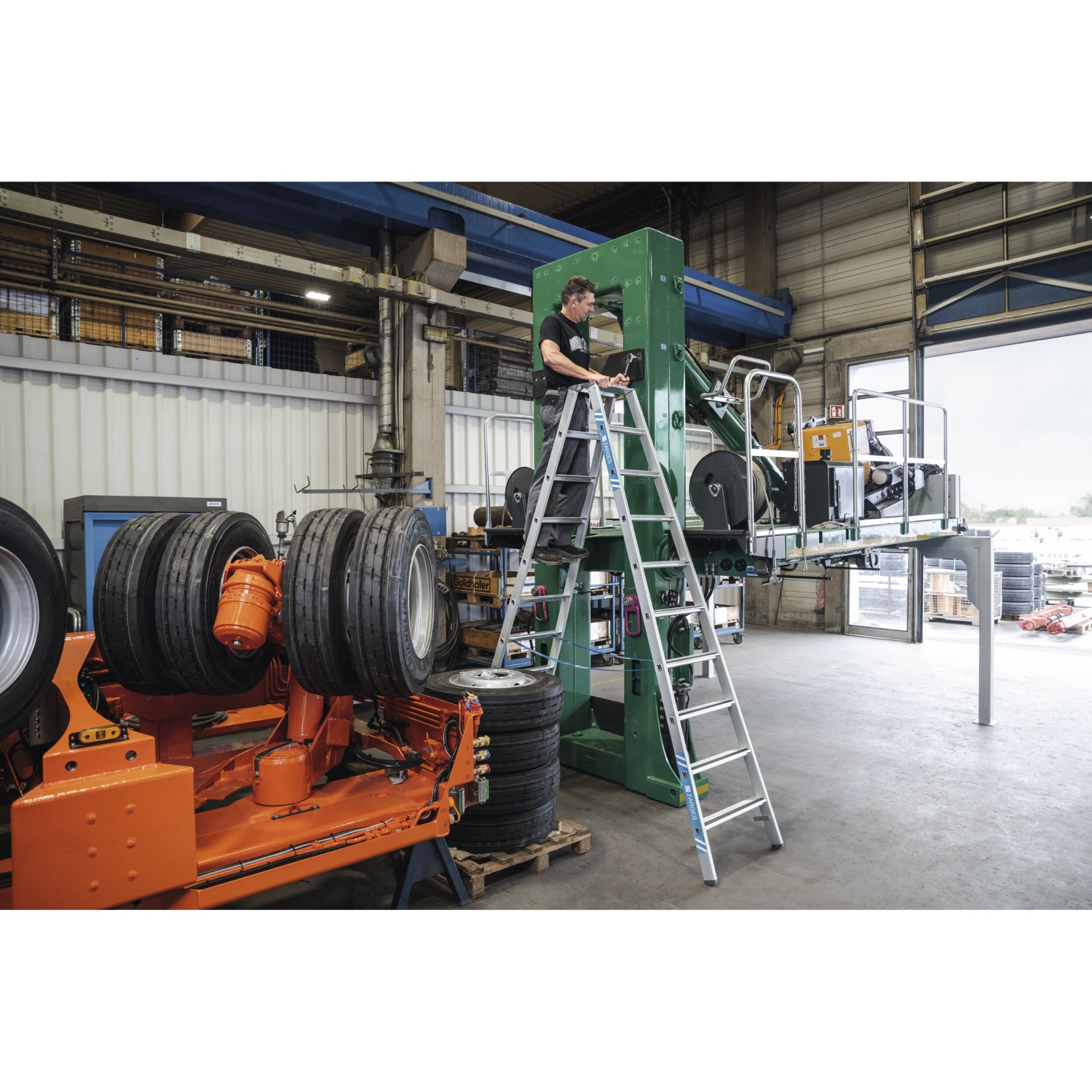 Saferstep B - LM-Stufen-Stehleiter 2 x 3 Stufen