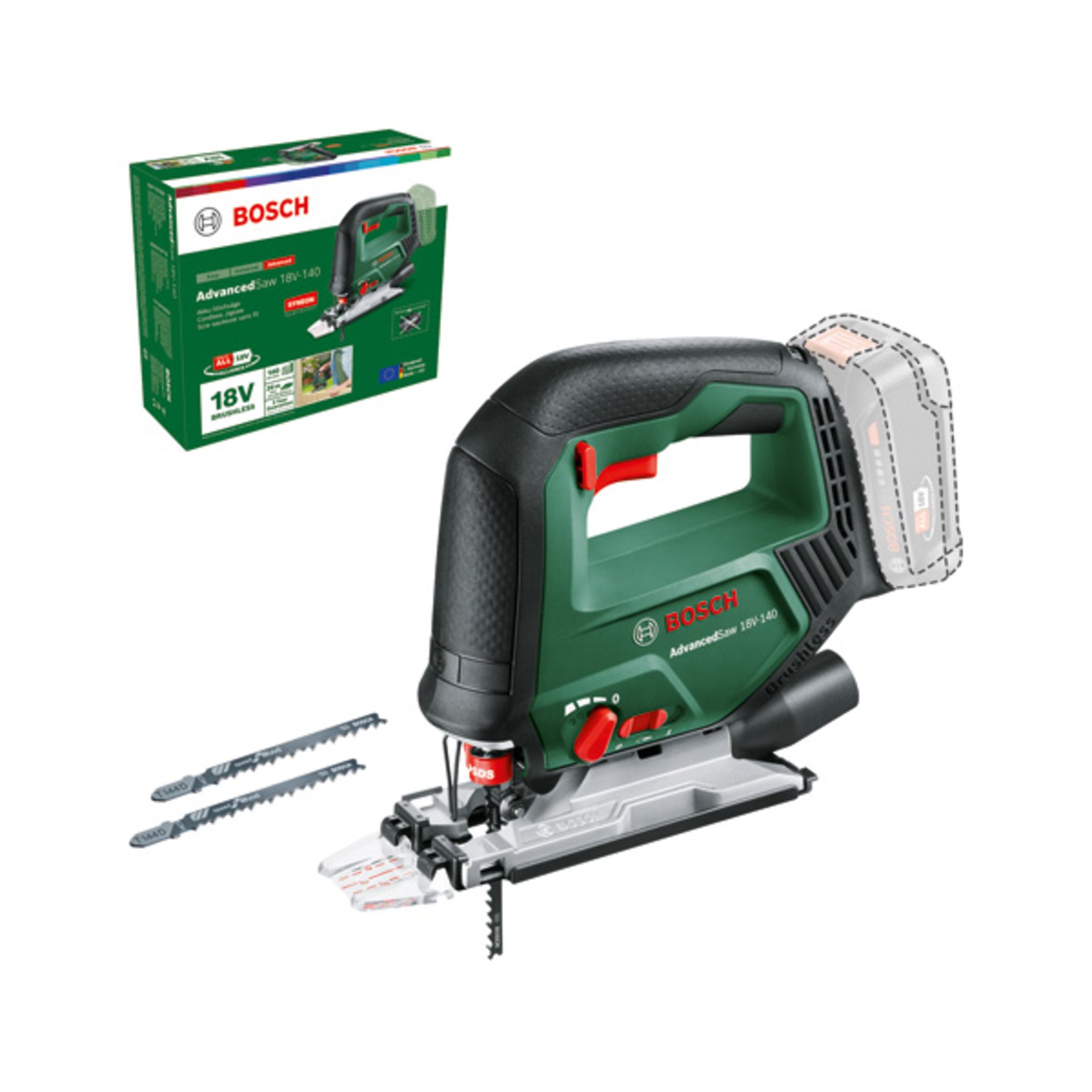 Akku-Stichsäge AdvancedSaw 18V-140