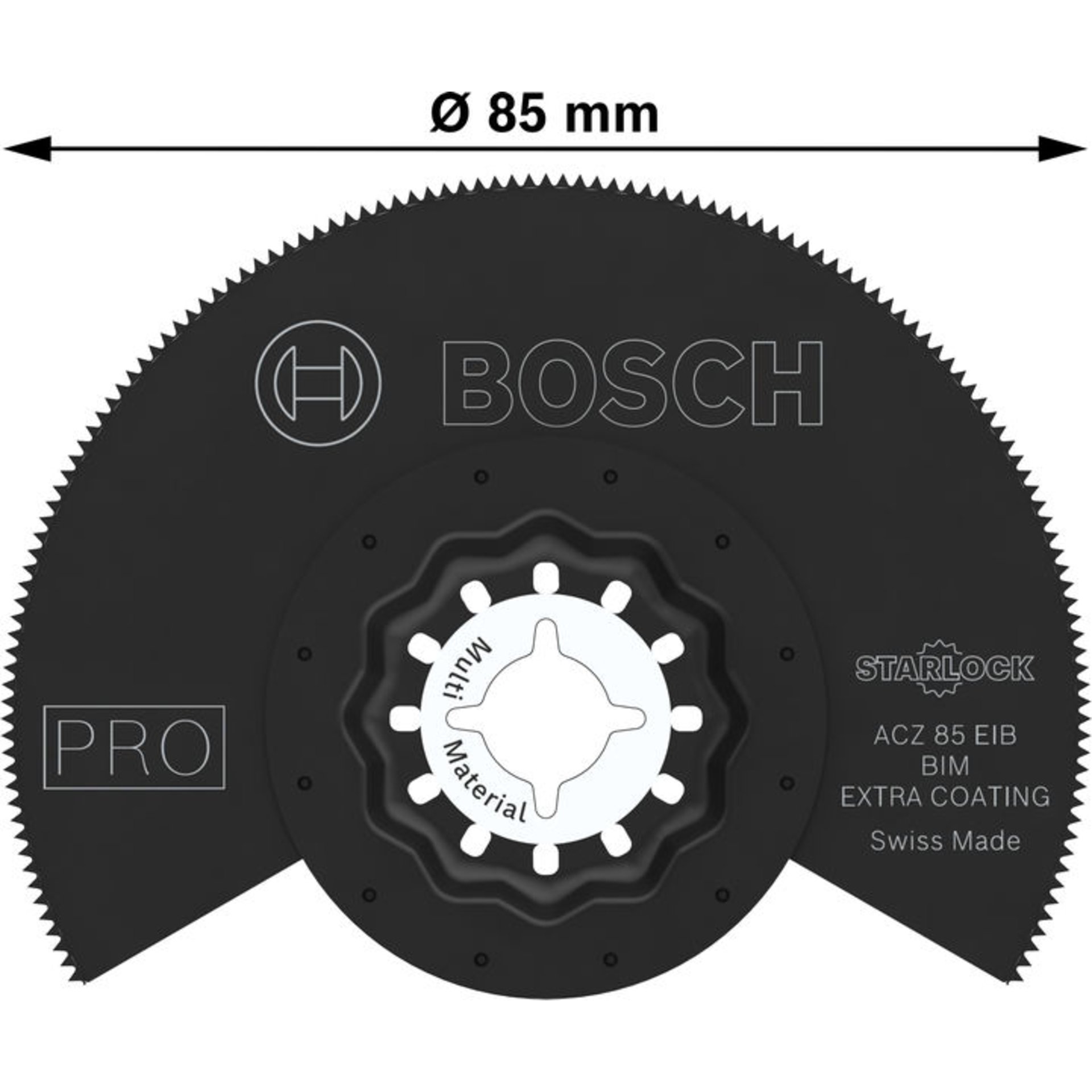 PRO ACZ 85 EIB Blatt für Multifunktionswerkzeuge, 85 mm