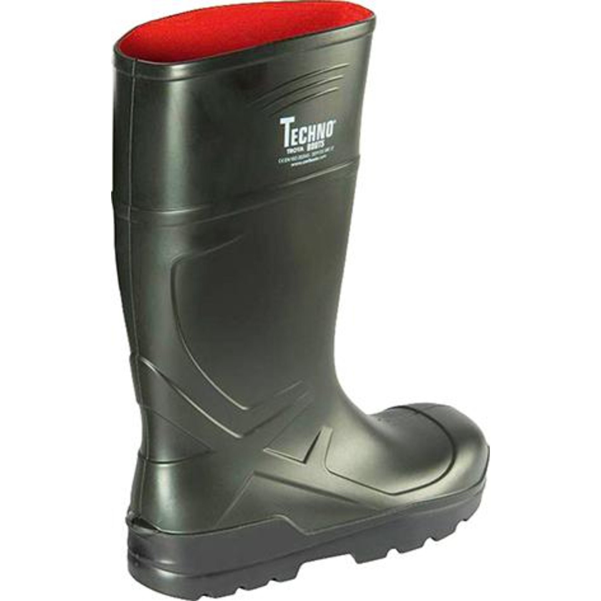 Stiefel 35334 VOSSO PU, S5, Grün Gr. 44 TECHNO BOOTS