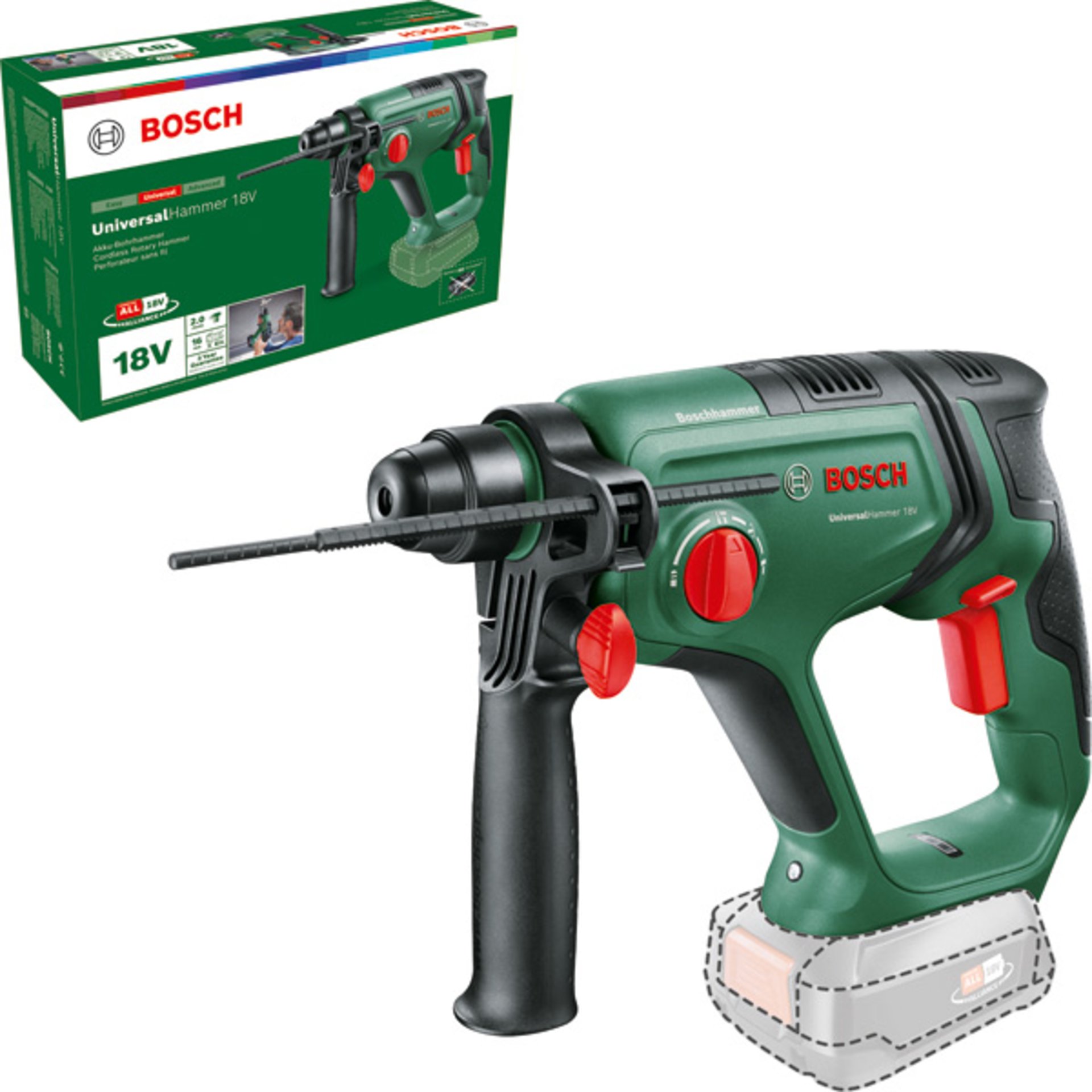 Akku-Bohrhammer UniversalHammer 18V, Baretool