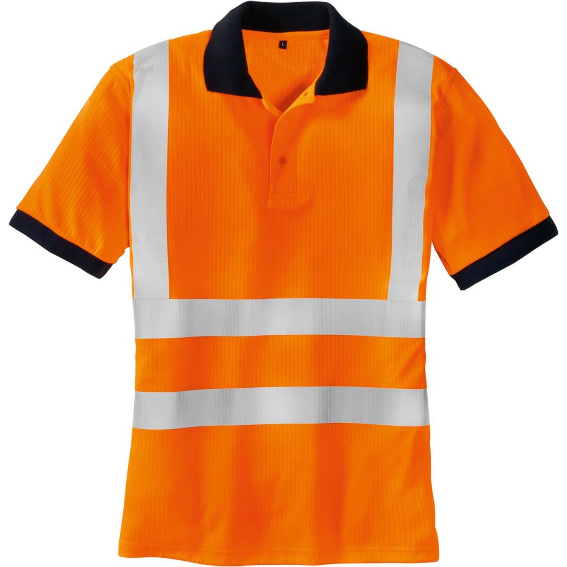 Warnschutz-Polo-SYLT, leuchtorange, Gr. M