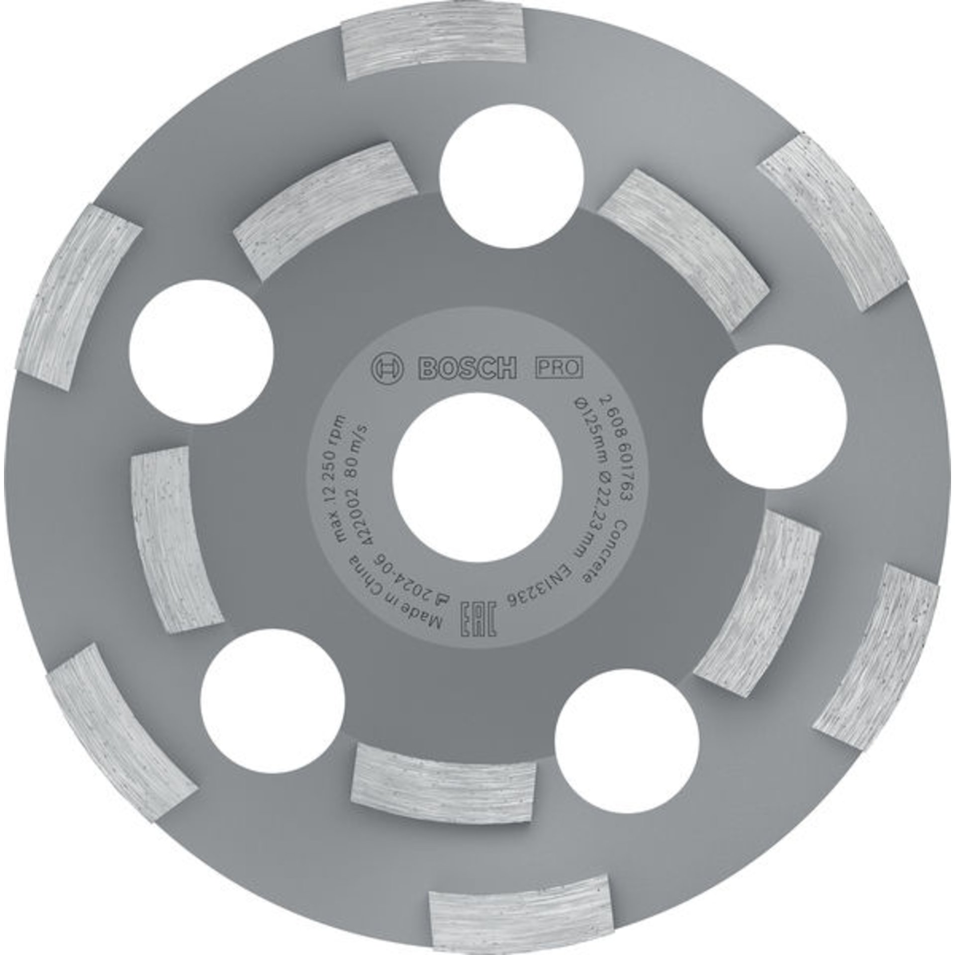 PRO Abrasive Topfscheibe, 50 x 125 mm, 22,23 mm