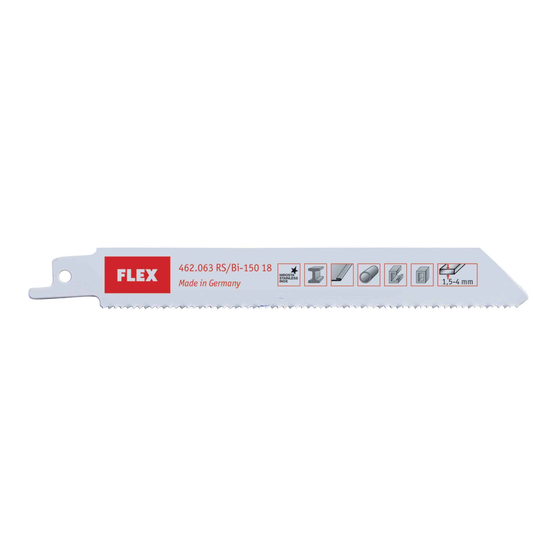 Säbelsägeblätter für Metall und Blech RS/BI-150 18 VE5