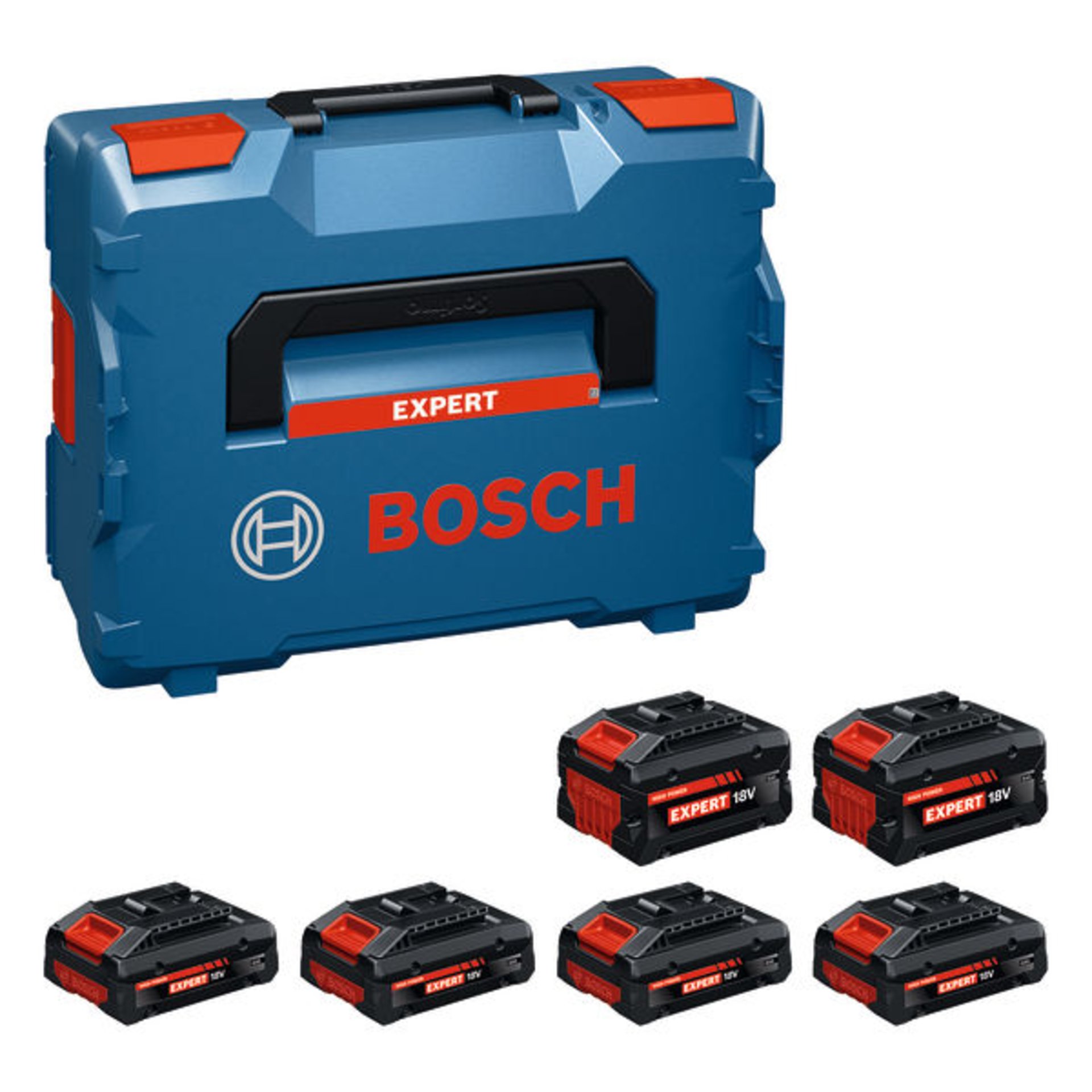 Akkupack 4x EXBA18V-40 + 2x EXBA18V-80