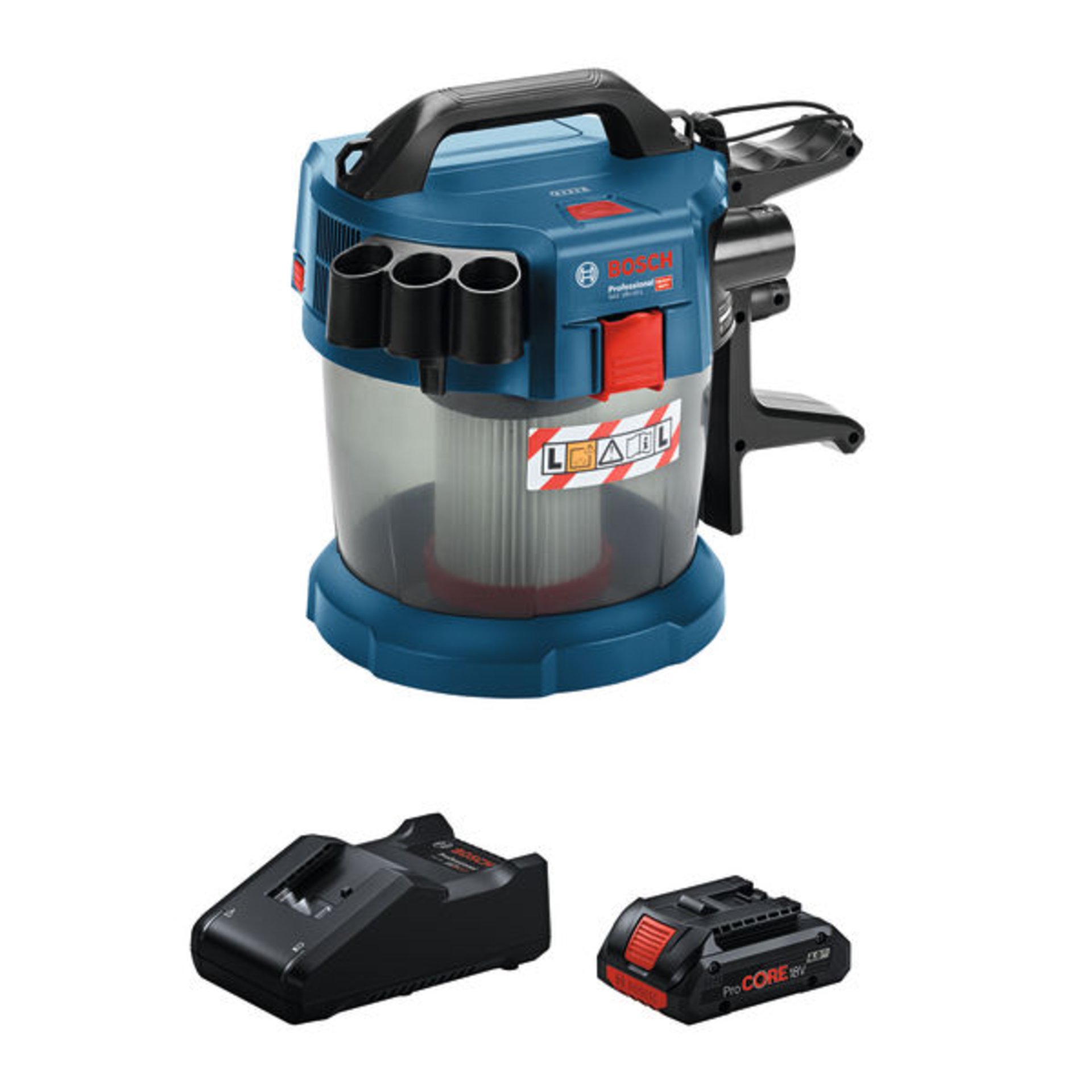 Akku-Staubsauger GAS 18V-10 L, 1 x Akku ProCORE18V 4.0Ah