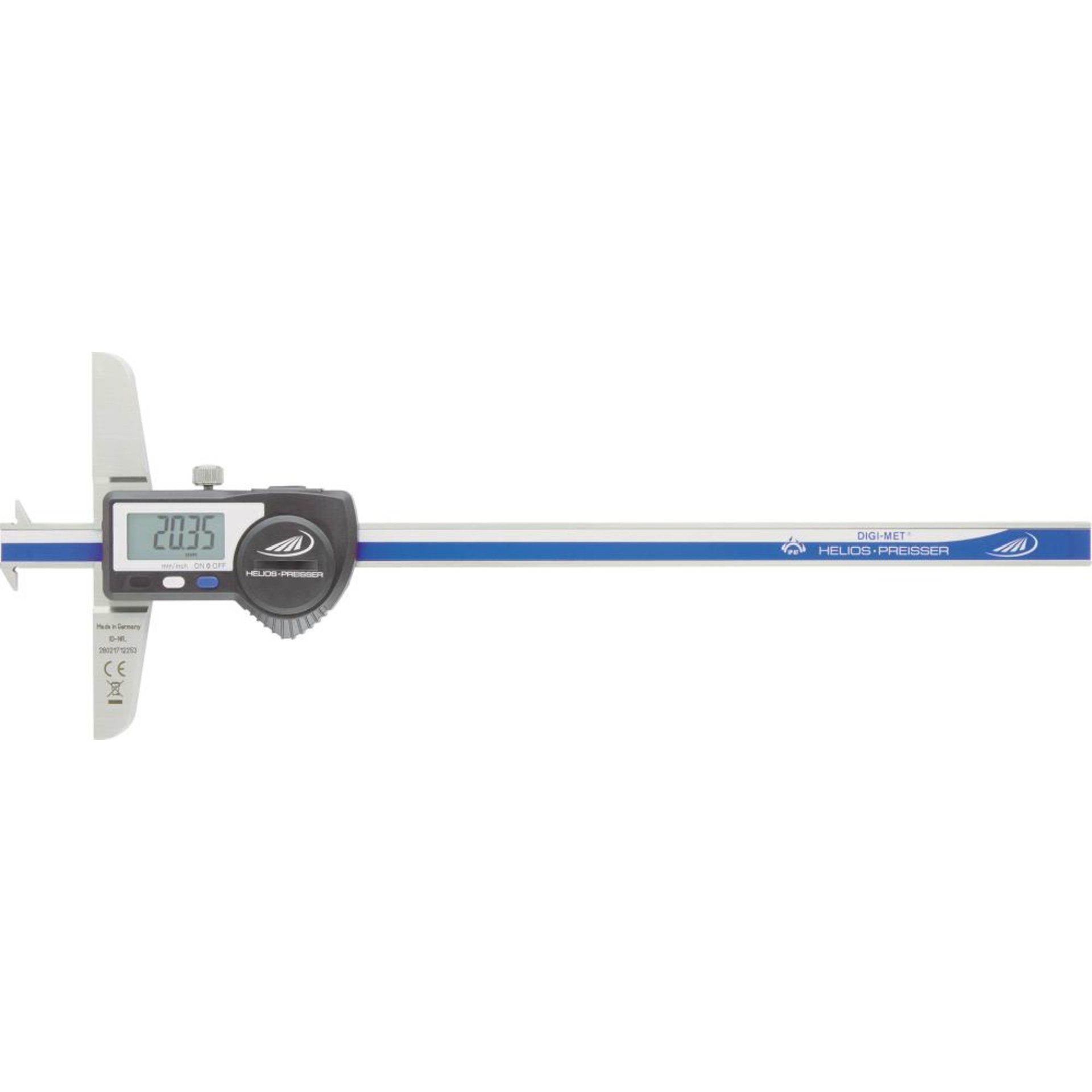 Dig. Breiten-u.Abstand- Tiefen-MS. IP67, R. 1/100500x150 mm