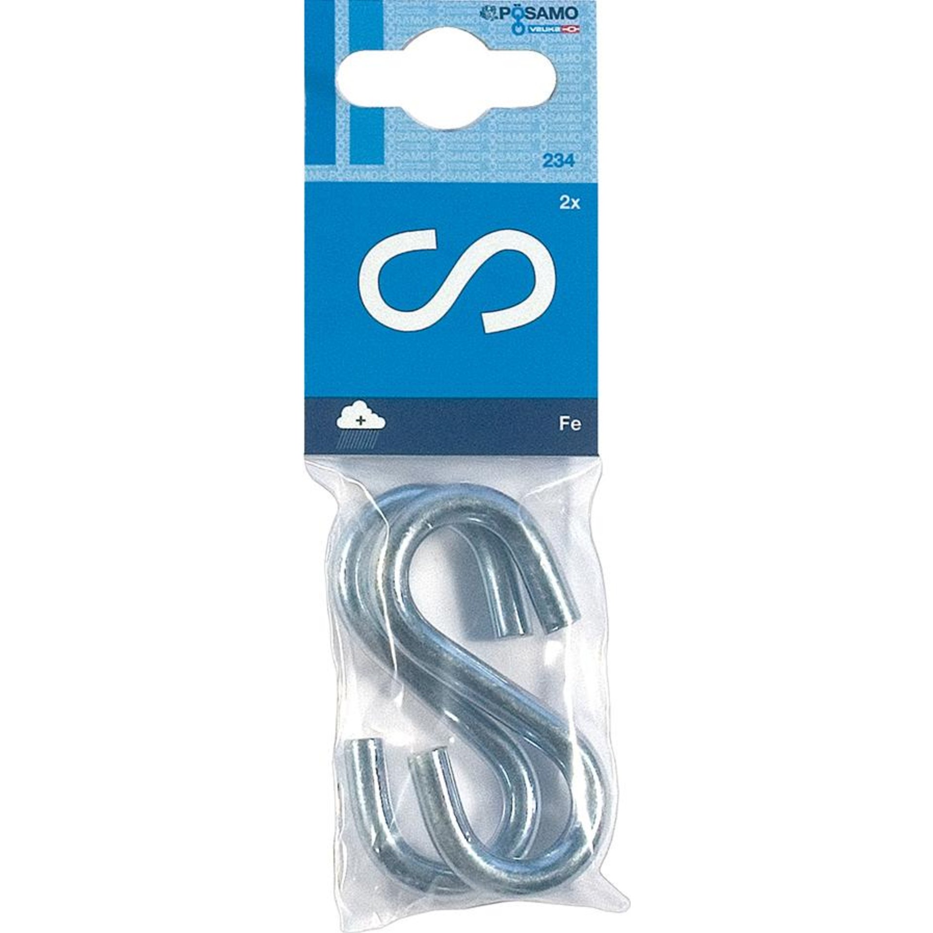 Not S-Haken (SB) galZn 3,8mm PÖSAMO