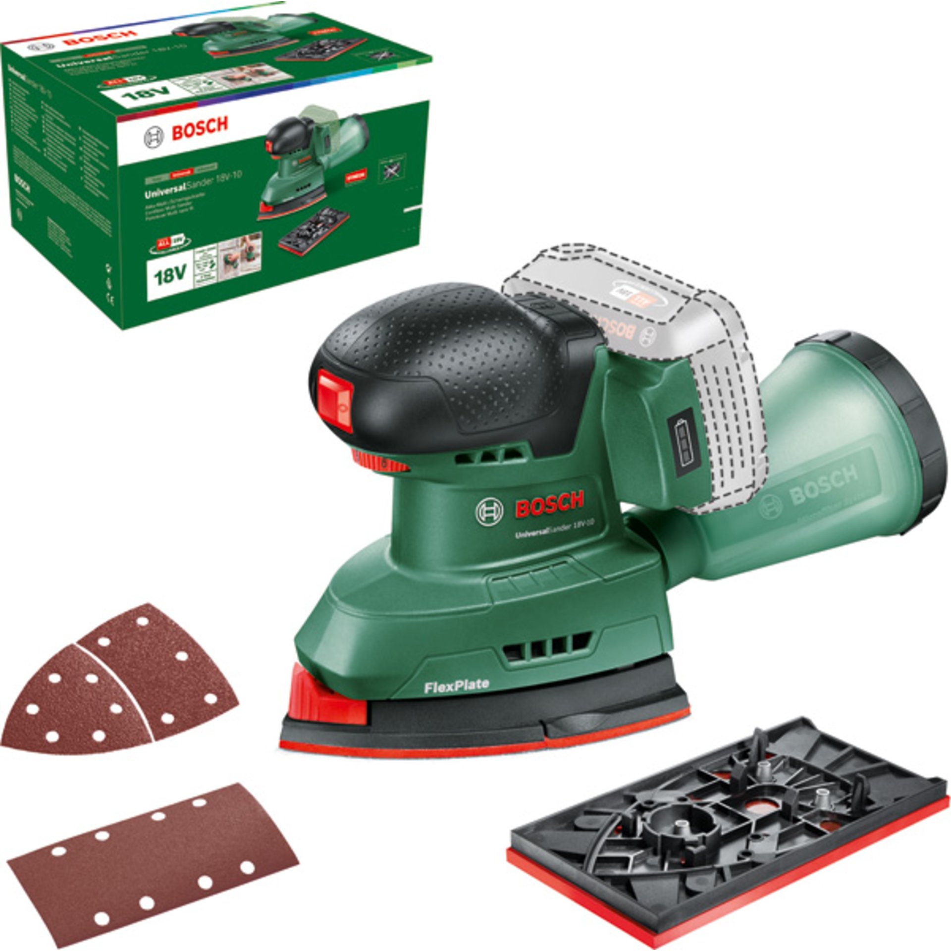 Akku-Multischleifer UniversalSander 18V-10