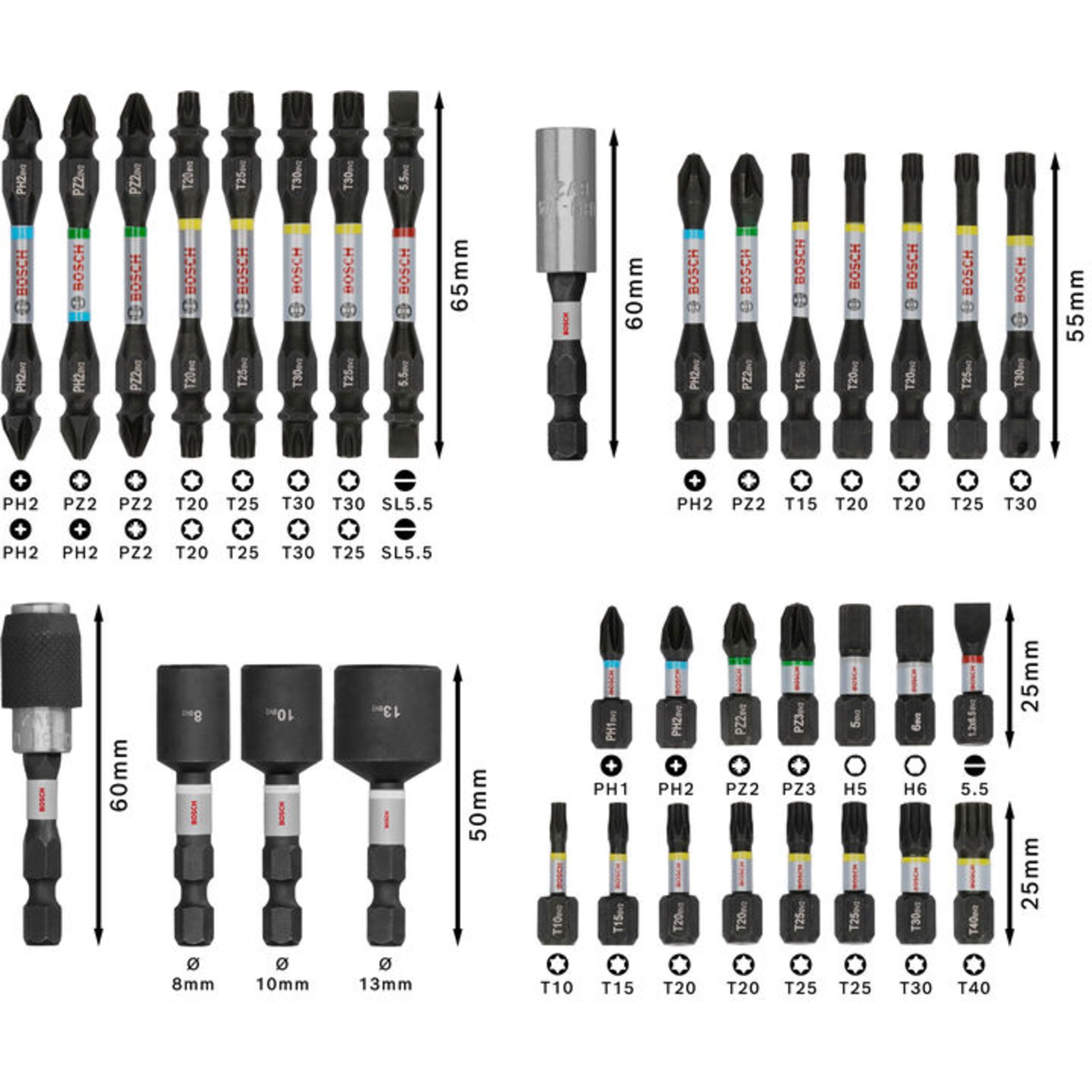 PRO Impact Schrauberbit Set, 35-tlg.