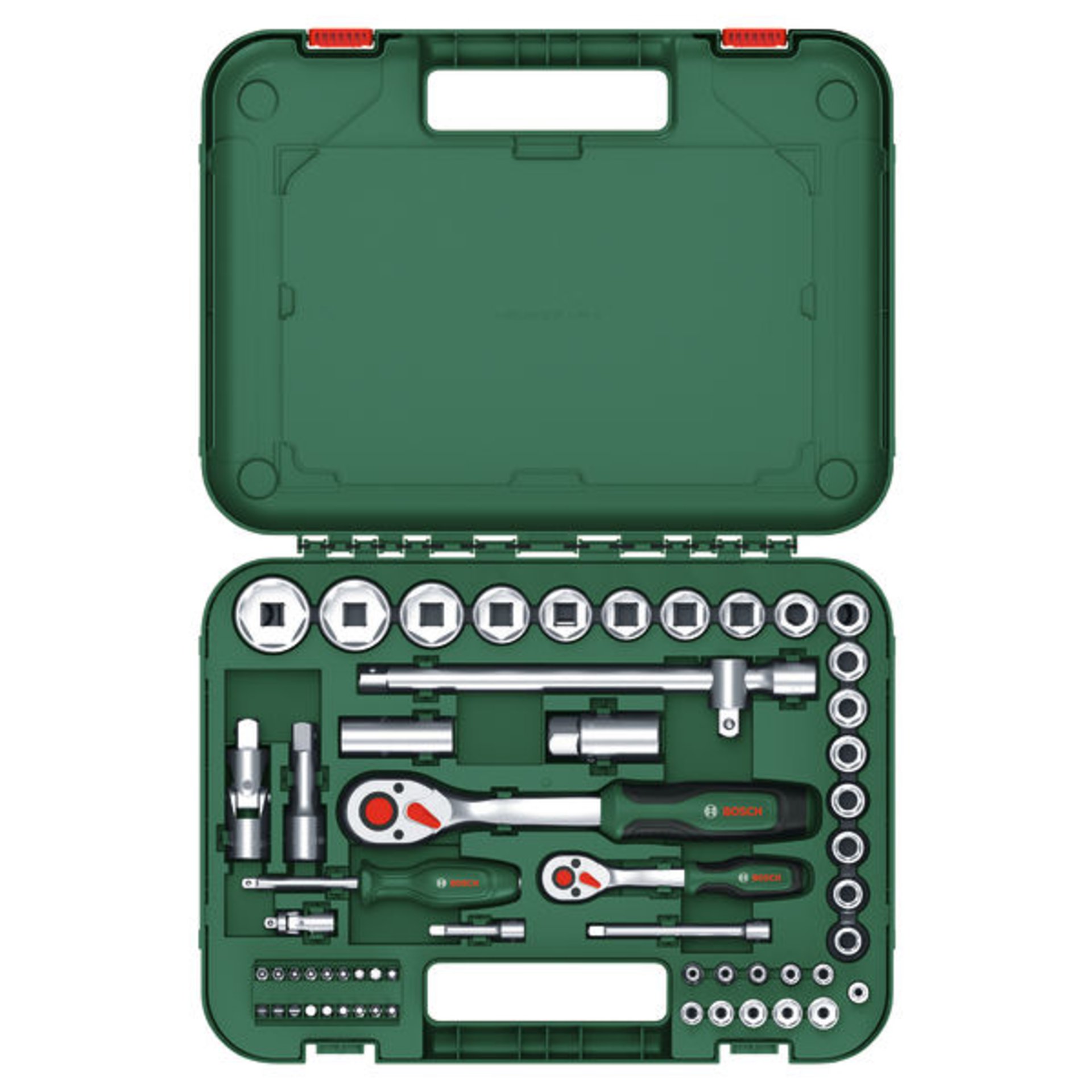 Handwerkzeuge 1/4"- + 1/2"-Ratschen-Set