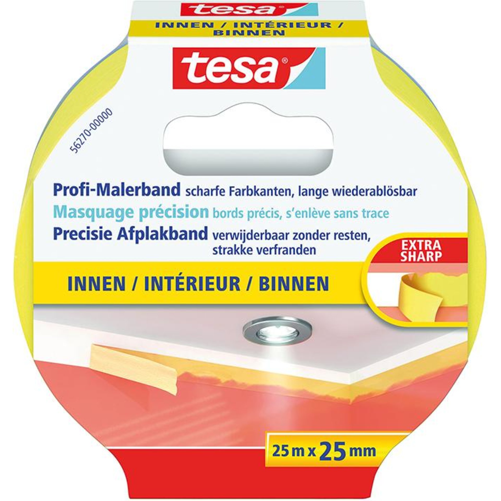 tesakrepp Indoor 25m x 25mm 56270
