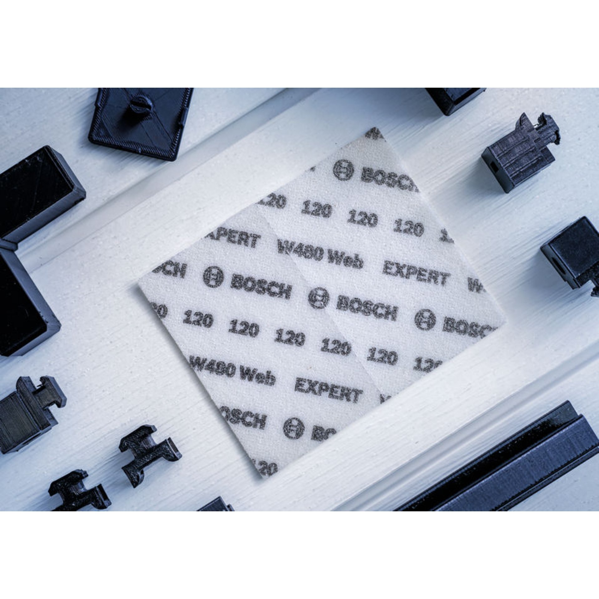 EXPERT W480 Web Handschleifblatt, K120, 10-tlg.