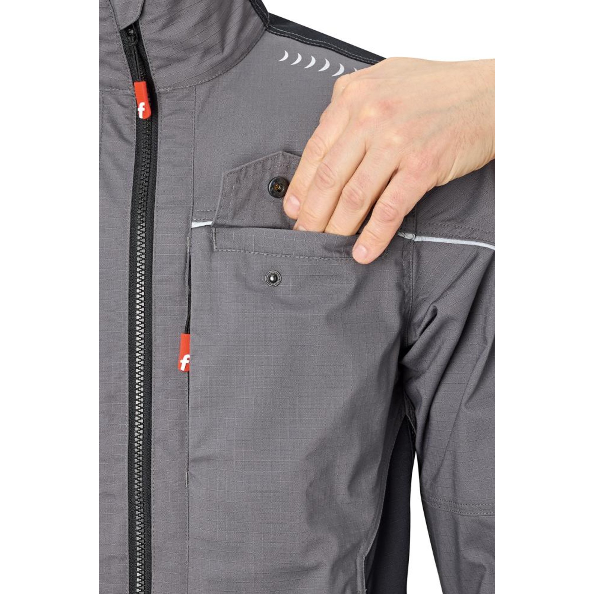 Jacke Performance grau/schwarz Gr. 2XL FORTIS