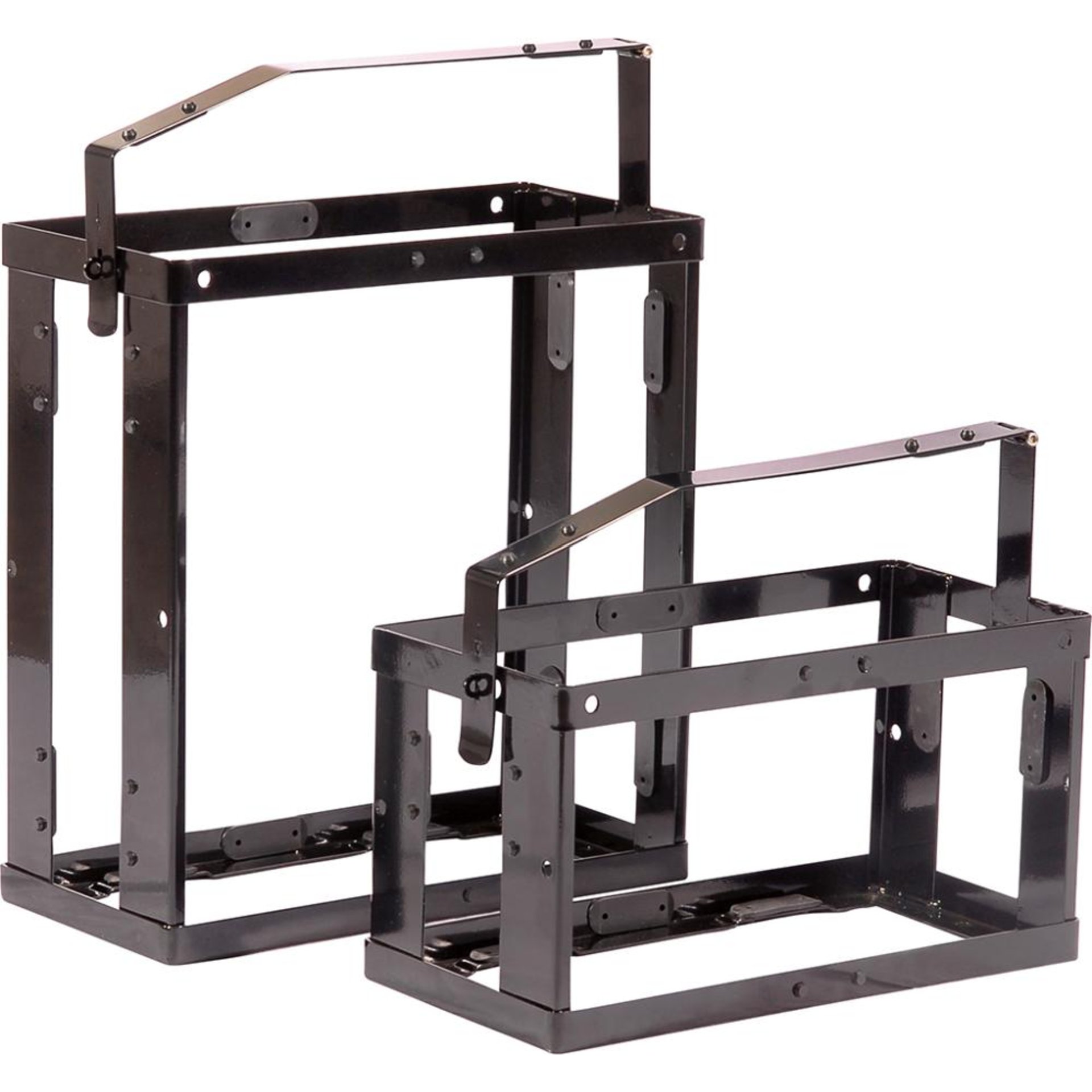 Halterung für Kraftstoff Kanister Stahlblech 10l Schwarz RAL 9005 VALPRO
