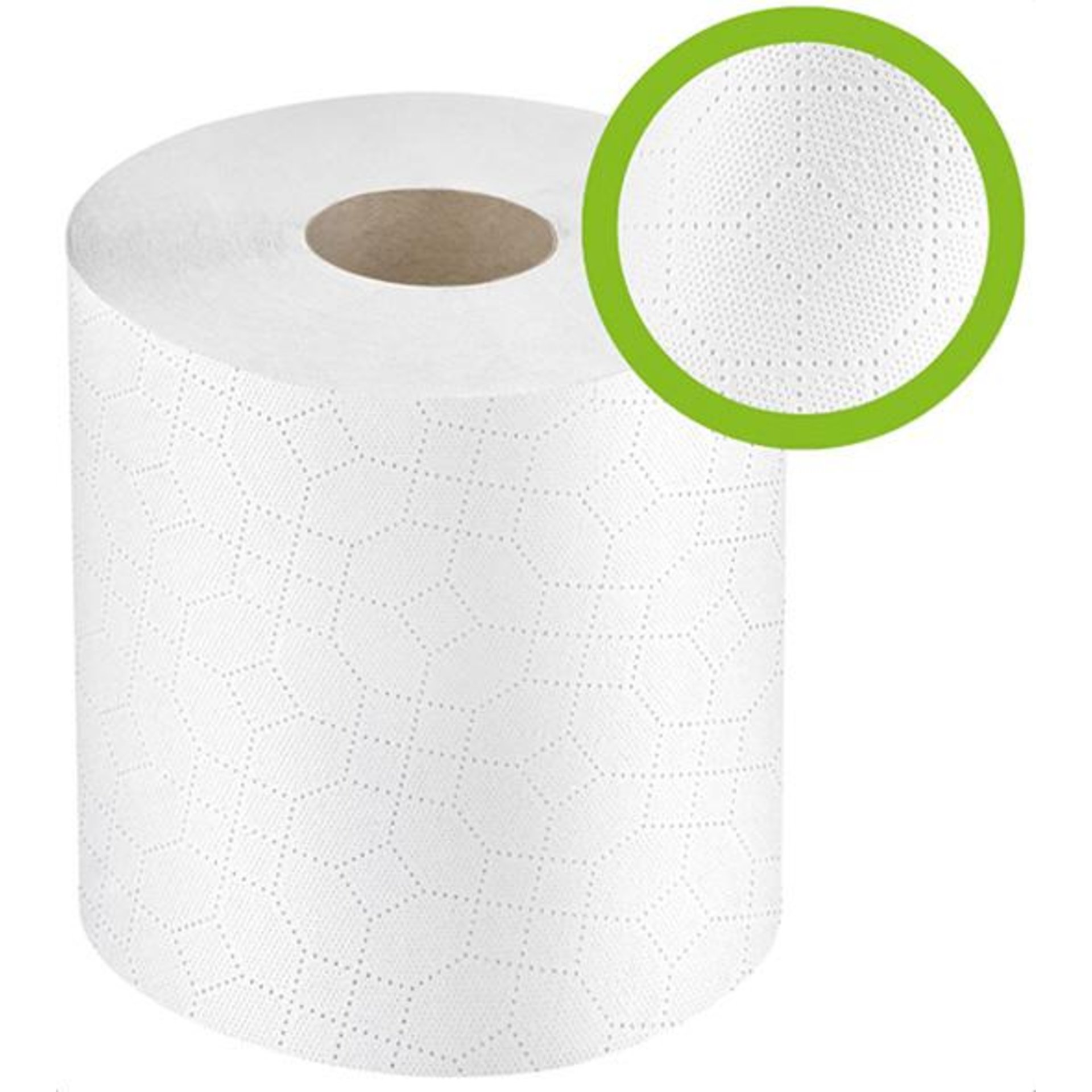 ELOclean Comfort Handtuchrolle weiß Zellstoff, 2-lagig 19,0x22,0cm / 140,0m