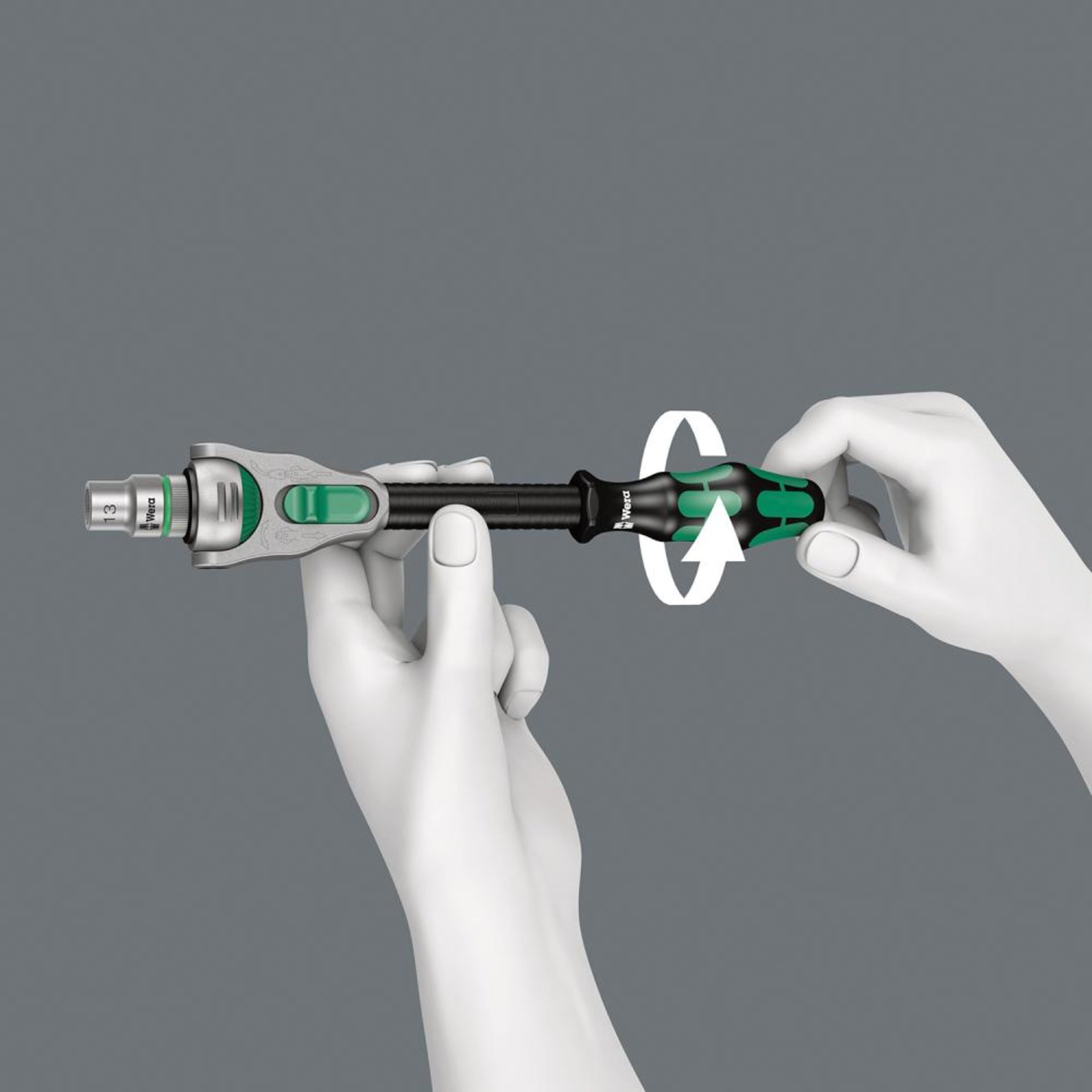 Umschaltknarre 1/4" ZYKLOP speed Wera