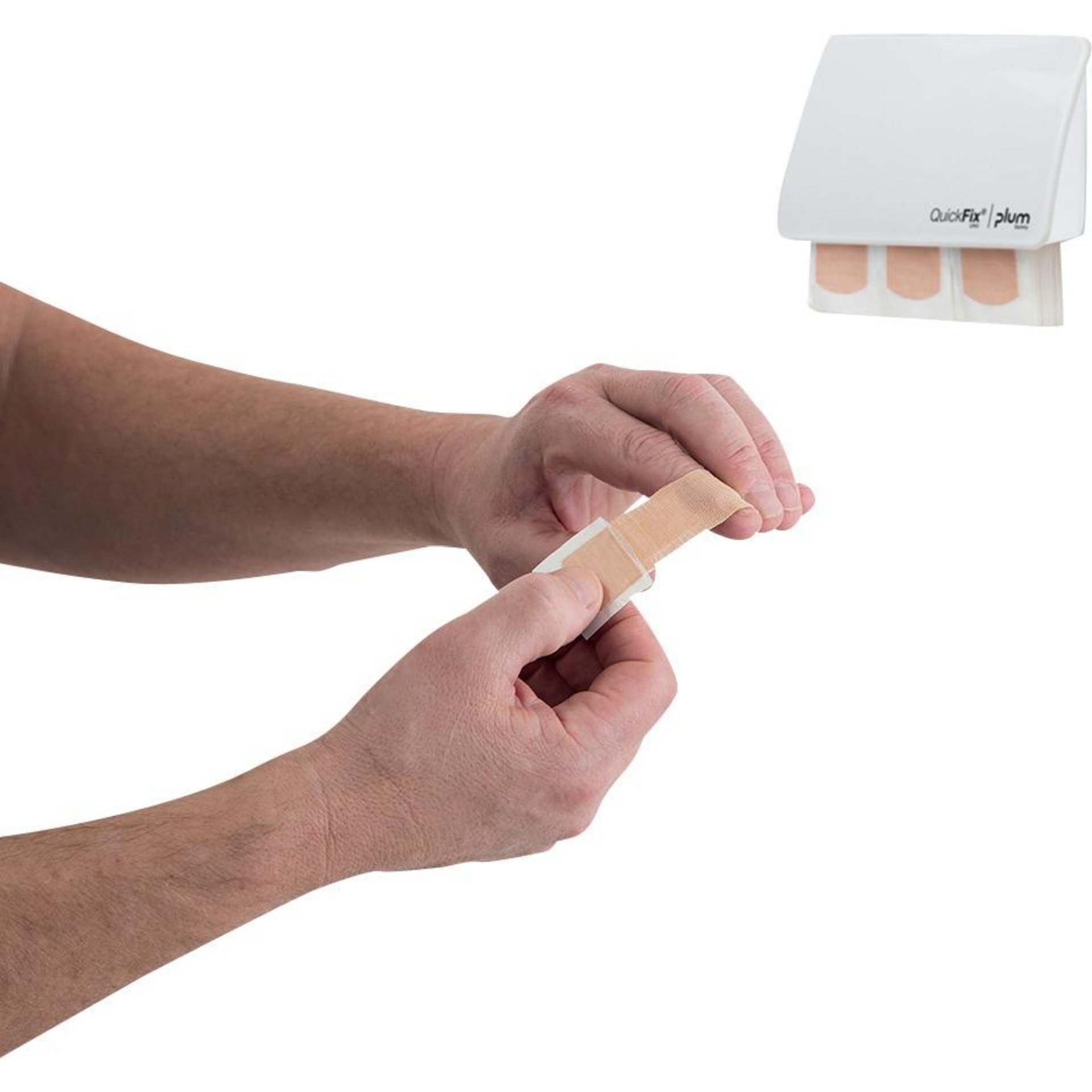 Pflastersp. UNO Quickfix,weiß ( 1x45 Plf.)